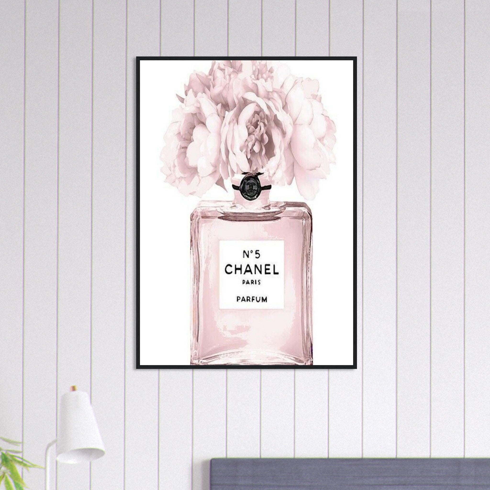 Canvanation Print Material 70x100 cm / 28x40″ Tableau Chanel Numéro 5 Rose