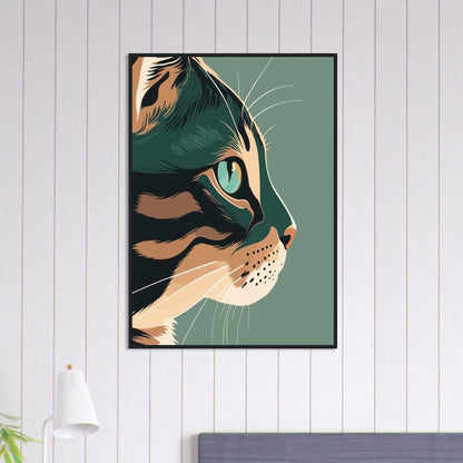 Tableau Chat Pop Art Miaou Moderne