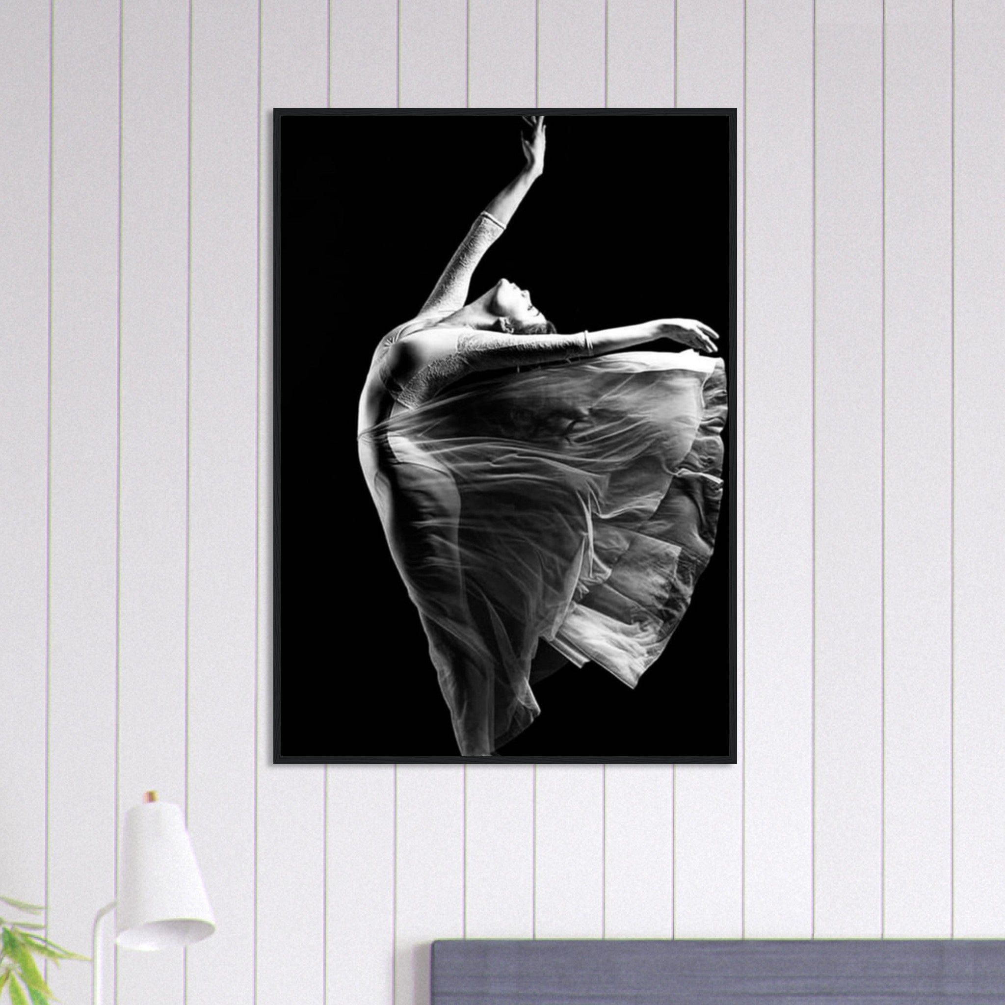 Canvanation Print Material 70x100 cm / 28x40″ Tableau Photo Noir Et Blanc-Femme-Danseuse