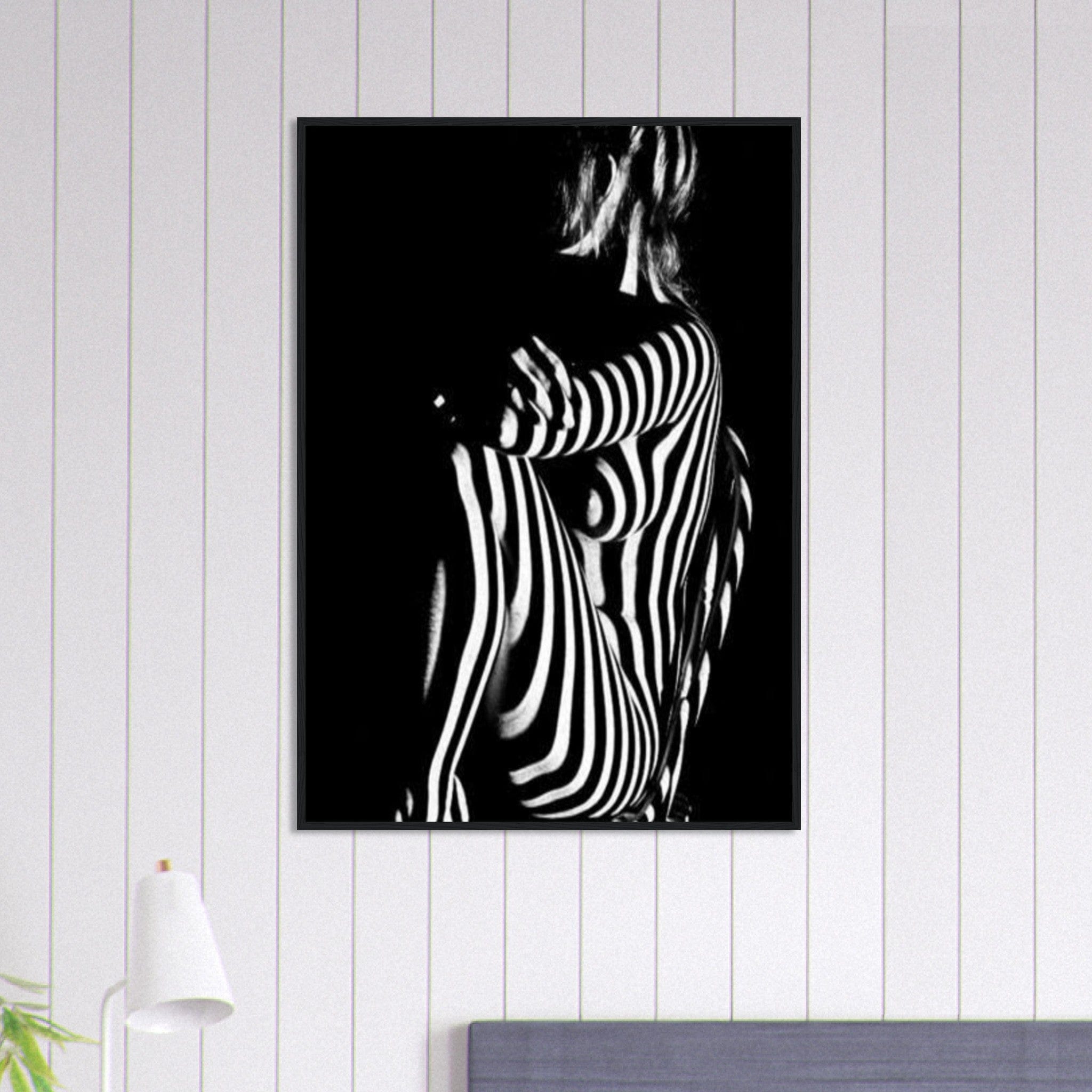 Canvanation Print Material 70x100 cm / 28x40″ Tableau Photo Noir Et Blanc-Femme-Sensuelle