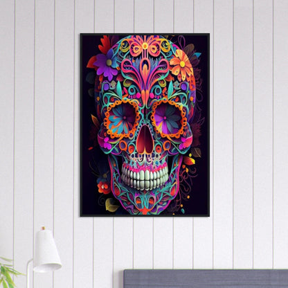 Canvanation Print Material 70x100 cm / 28x40″ Tableau Tête De Mort Crâne En Bonbon