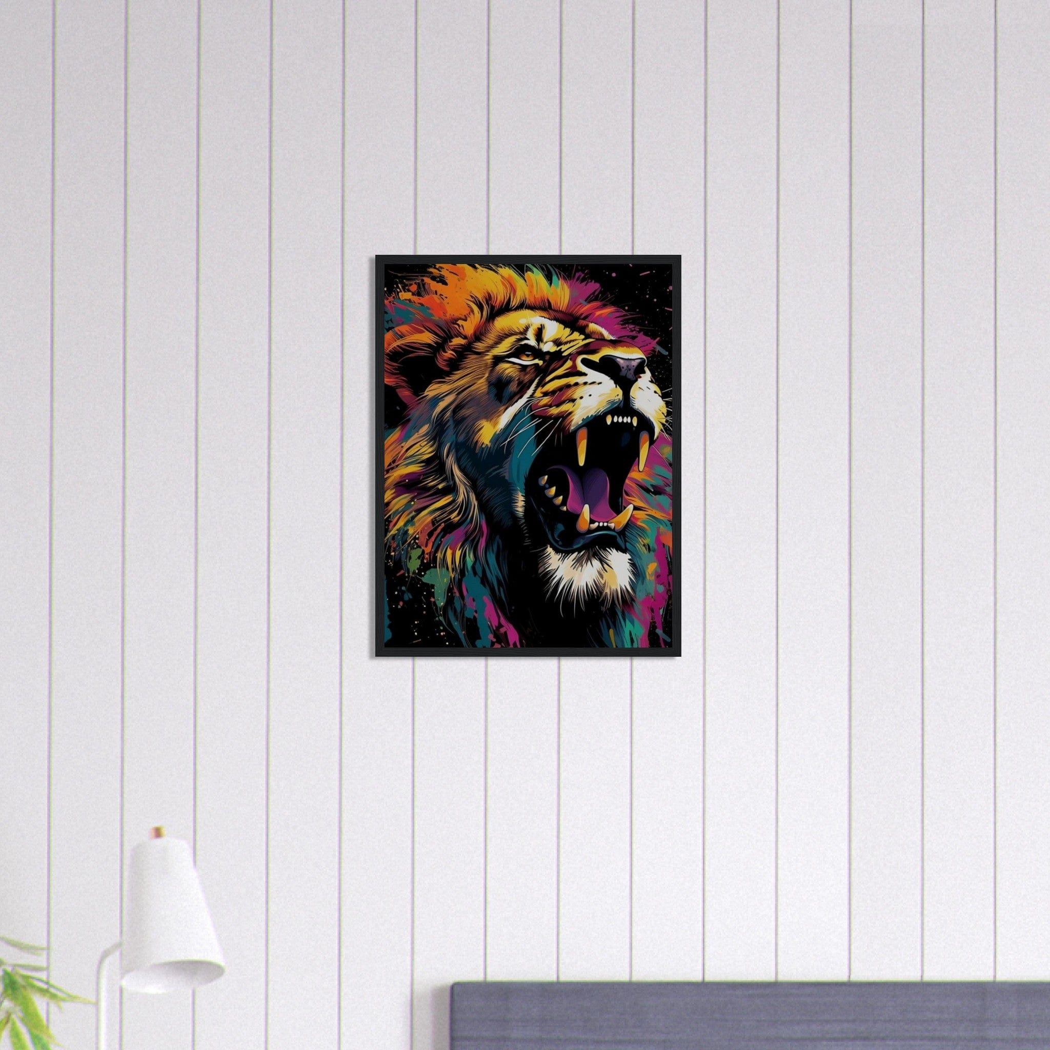 Canvanation Print Material 45x60 cm / 18x24″ Tableau Pop Art Lion