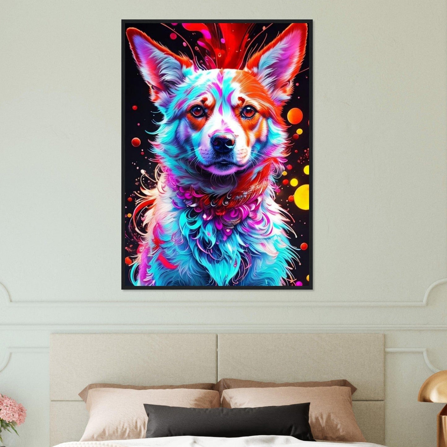 Tableau Chien Loyauté incarnée