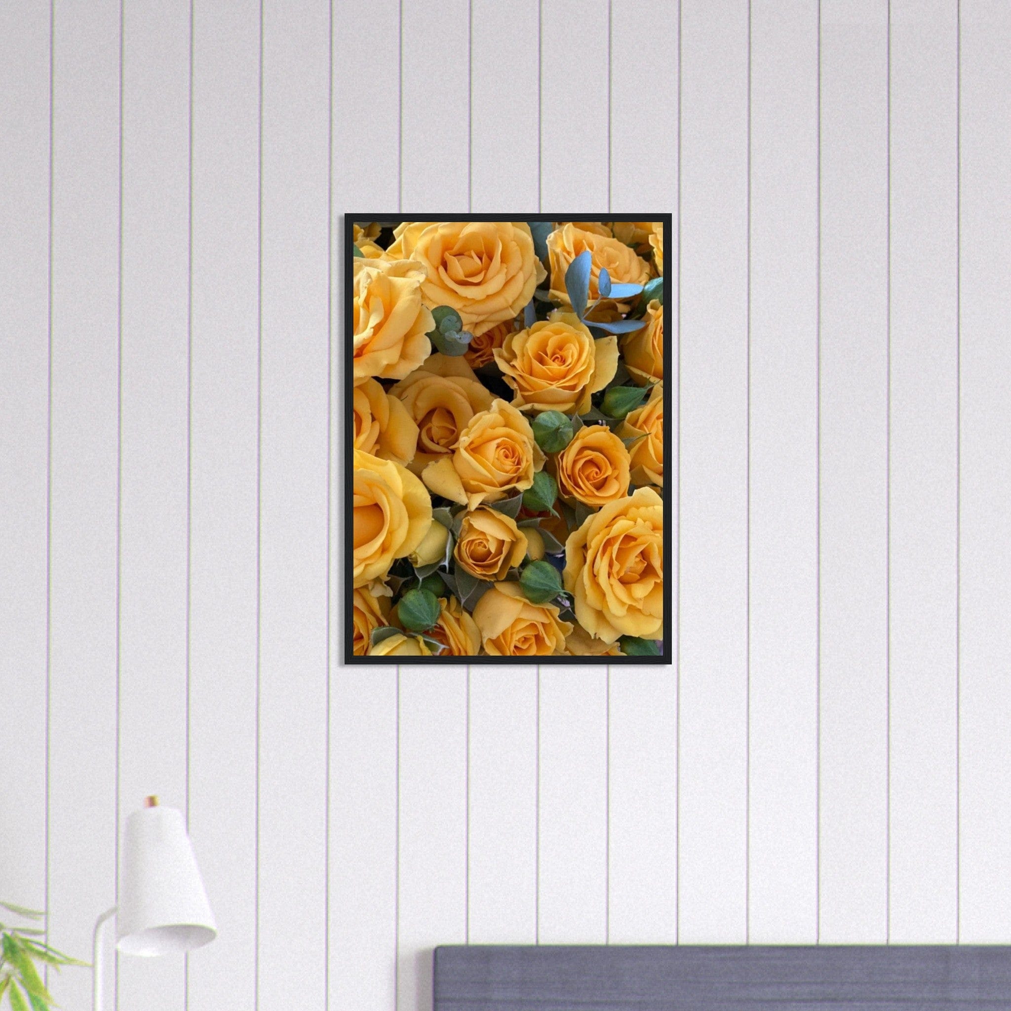 Canvanation Print Material 50x70 cm / 20x28″ Tableau Roses Orange