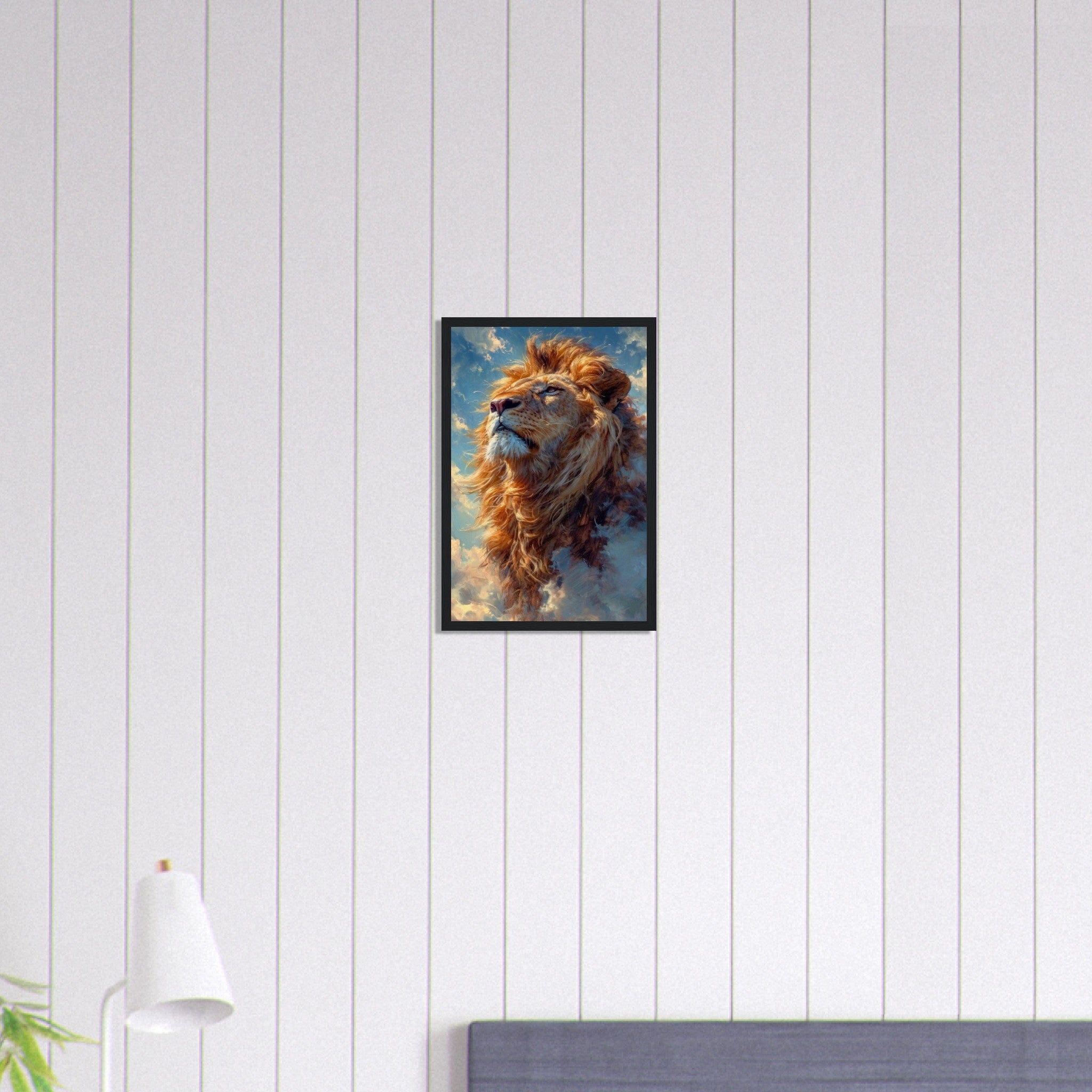 Canvanation Print Material 30x45 cm / 12x18″ Lion Tableau Ciel