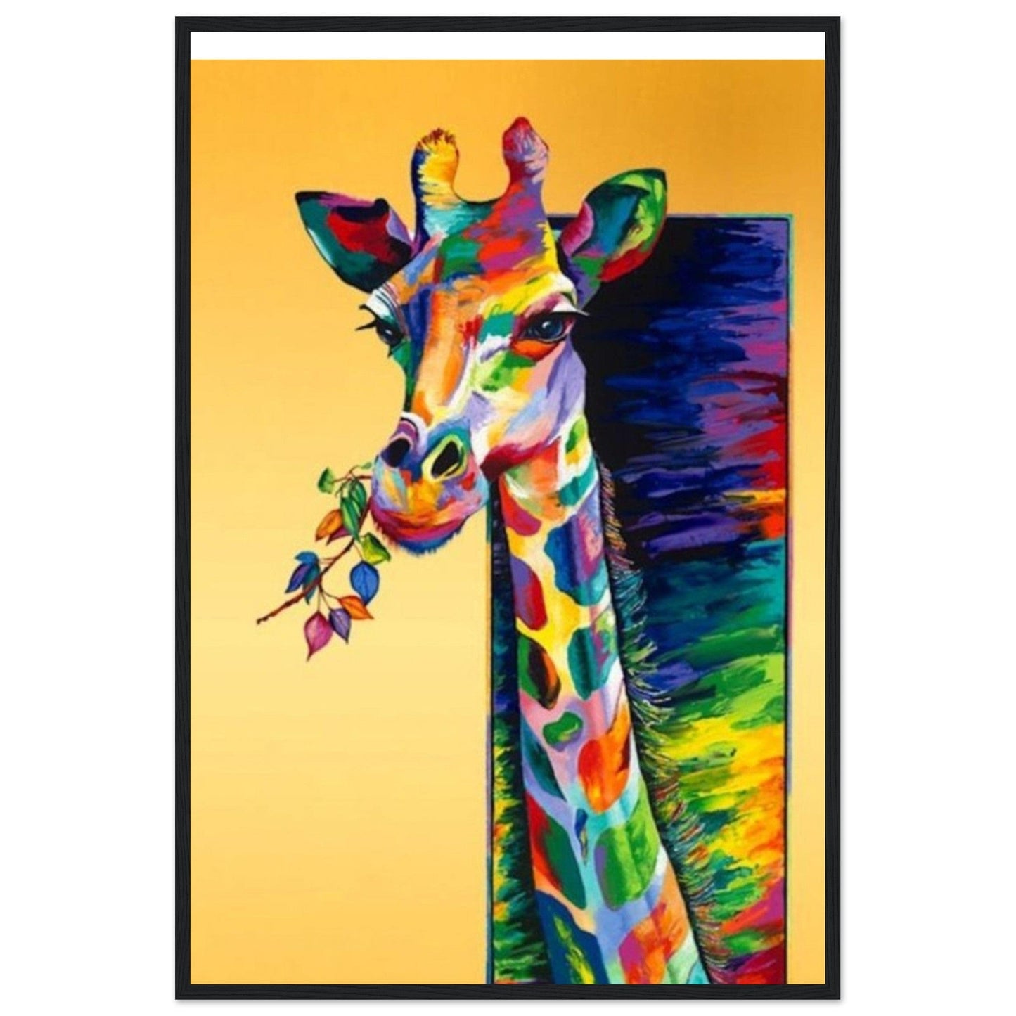 Peinture Tete De Girafe - Canvanation