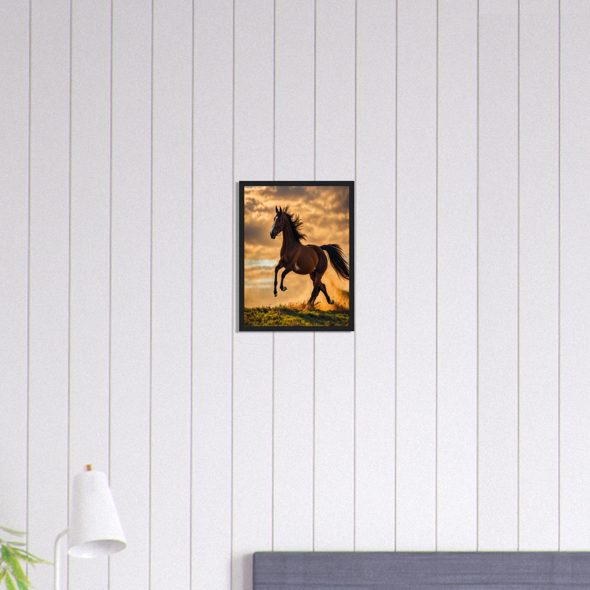 Canvanation Print Material 30x40 cm / 12x16″ Tableau Cheval De Feu