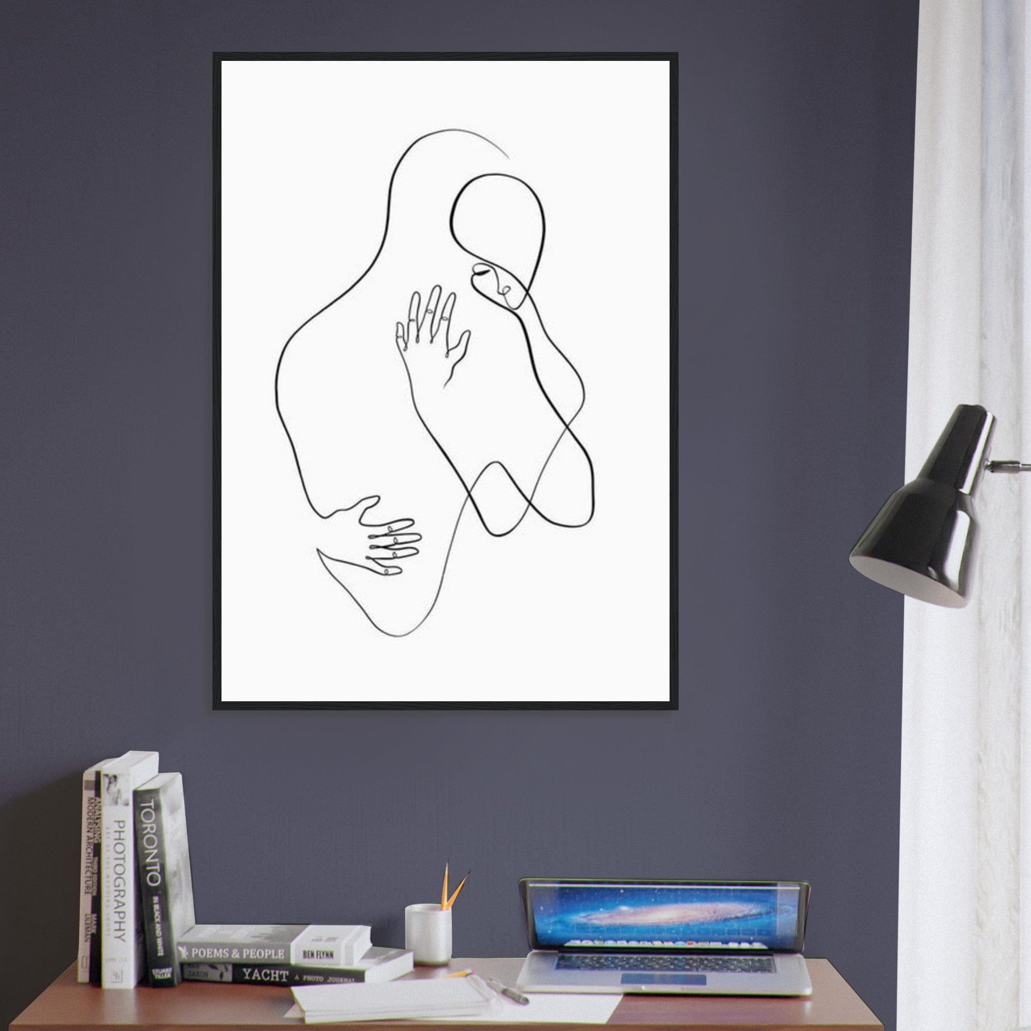 Canvanation Print Material Tableau Couple Échos d'amour