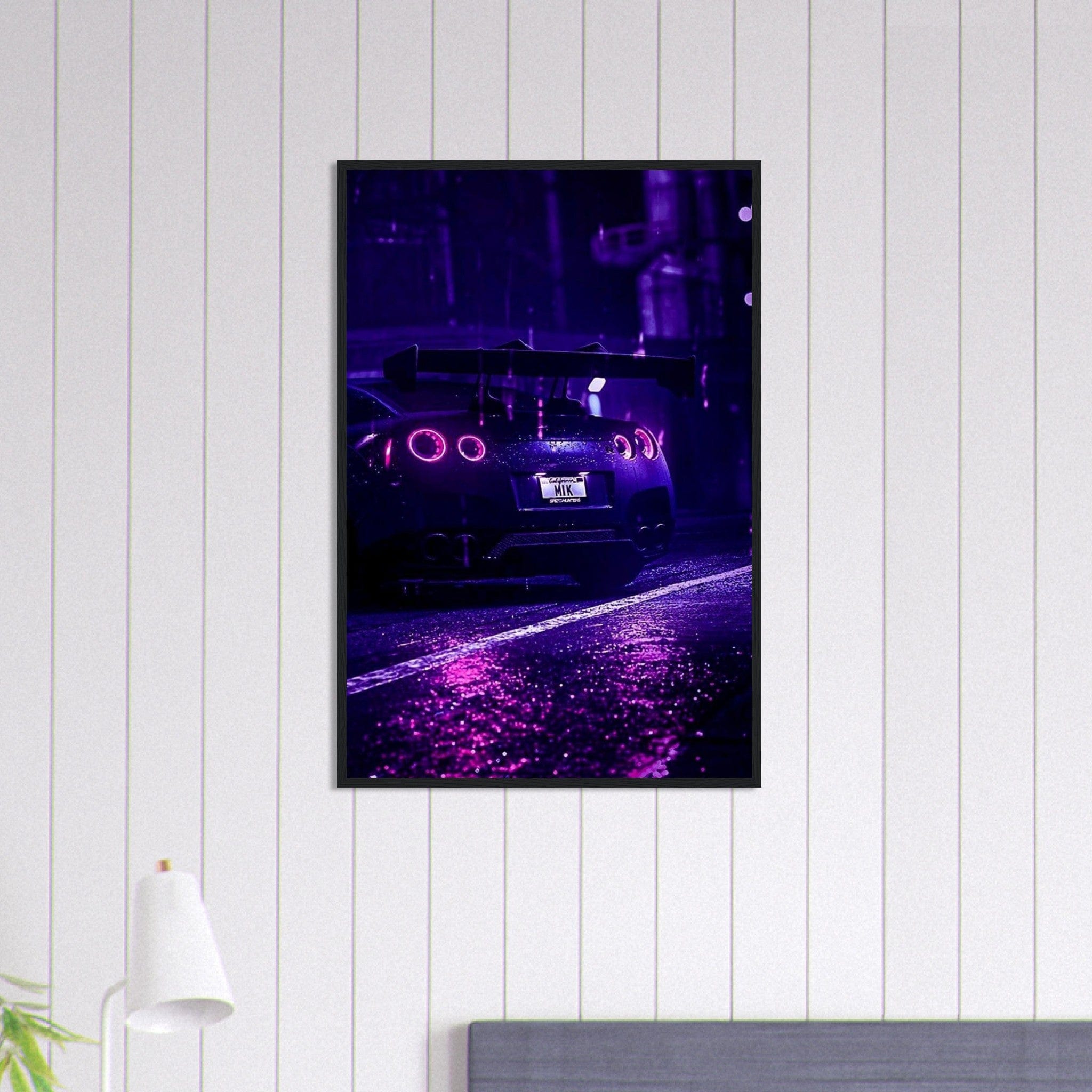 Tableau Voiture NosSkyline Violet Canvanation