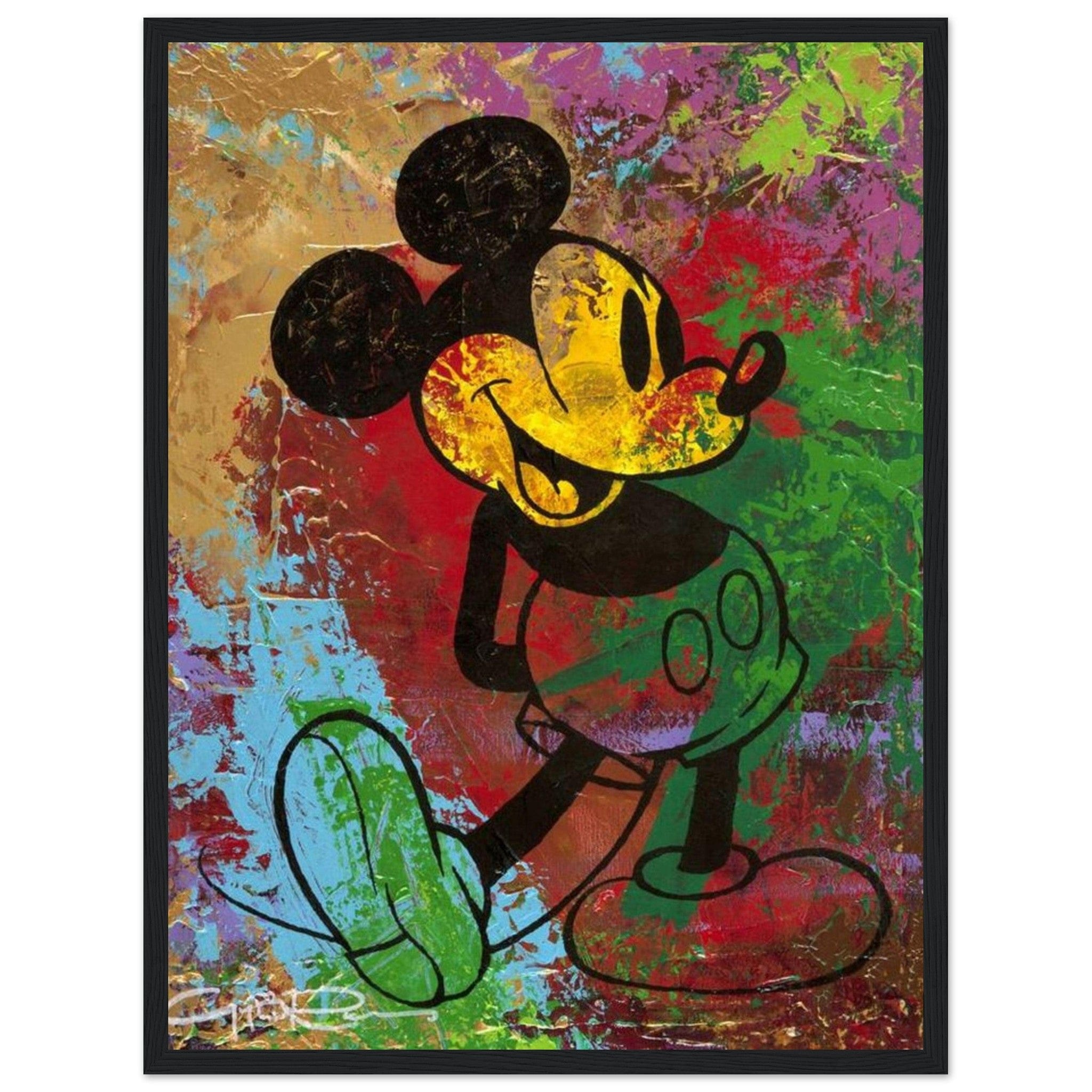 Gelato Print Material 45x60 cm / 18x24″ Tableau Mickey Vintage