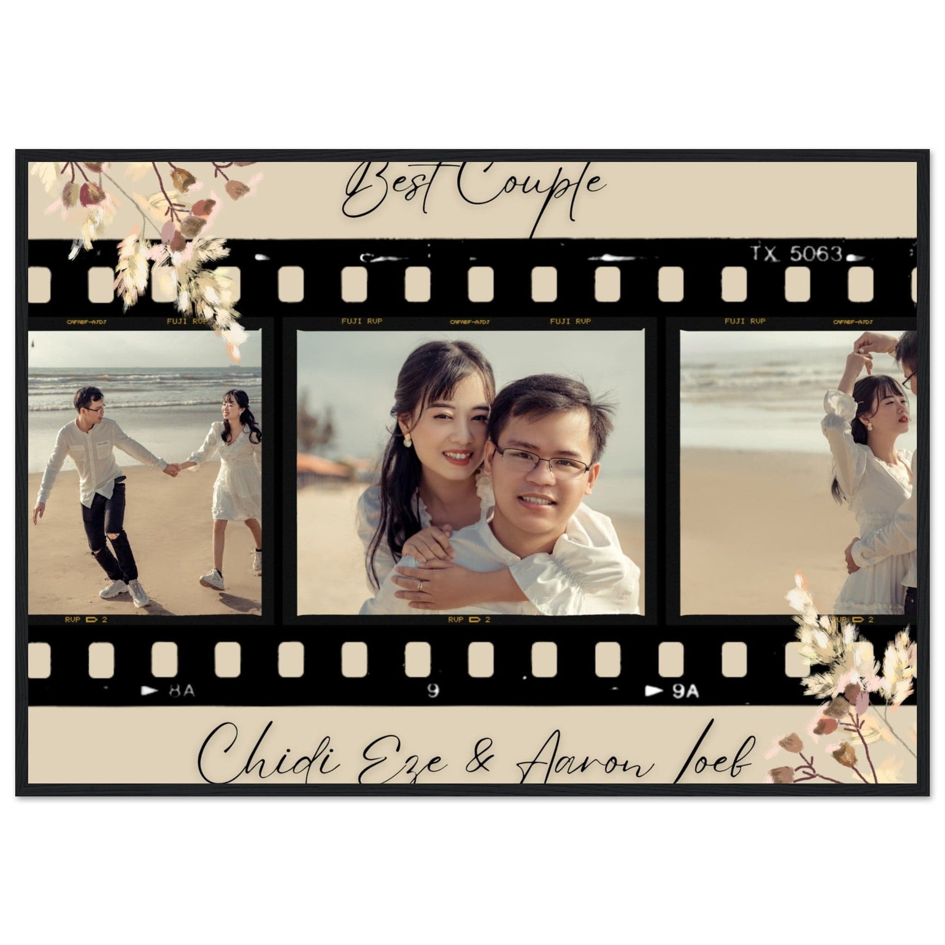 Cadre Photos Pele Mele Couple 'Best Couple"