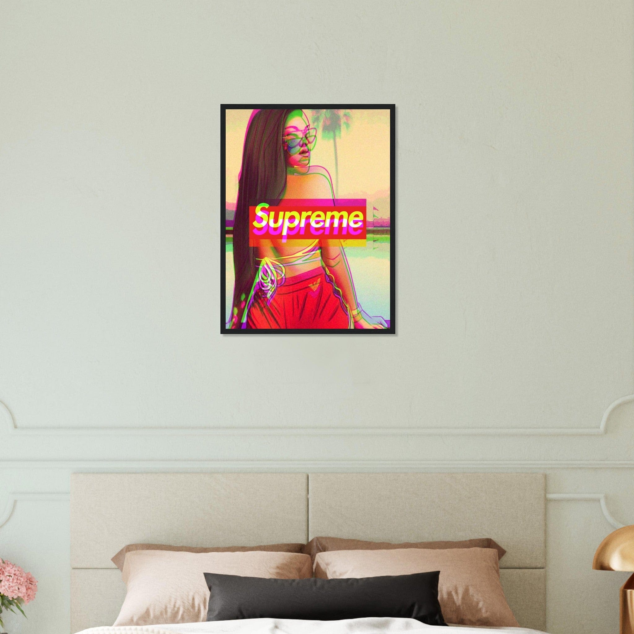 Canvanation Print Material 45x60 cm / 18x24″ Tableau Marque De Luxe Supreme Femme