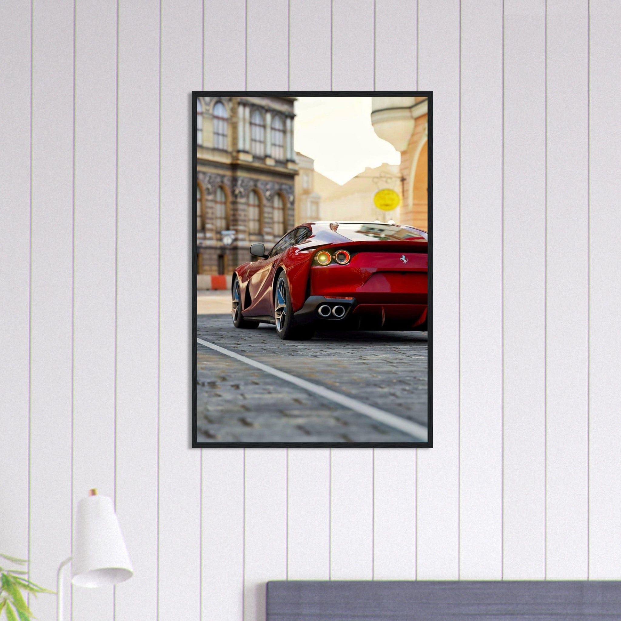 Canvanation Print Material 60x90 cm / 24x36″ Tableau Voiture Ferrari Tributo