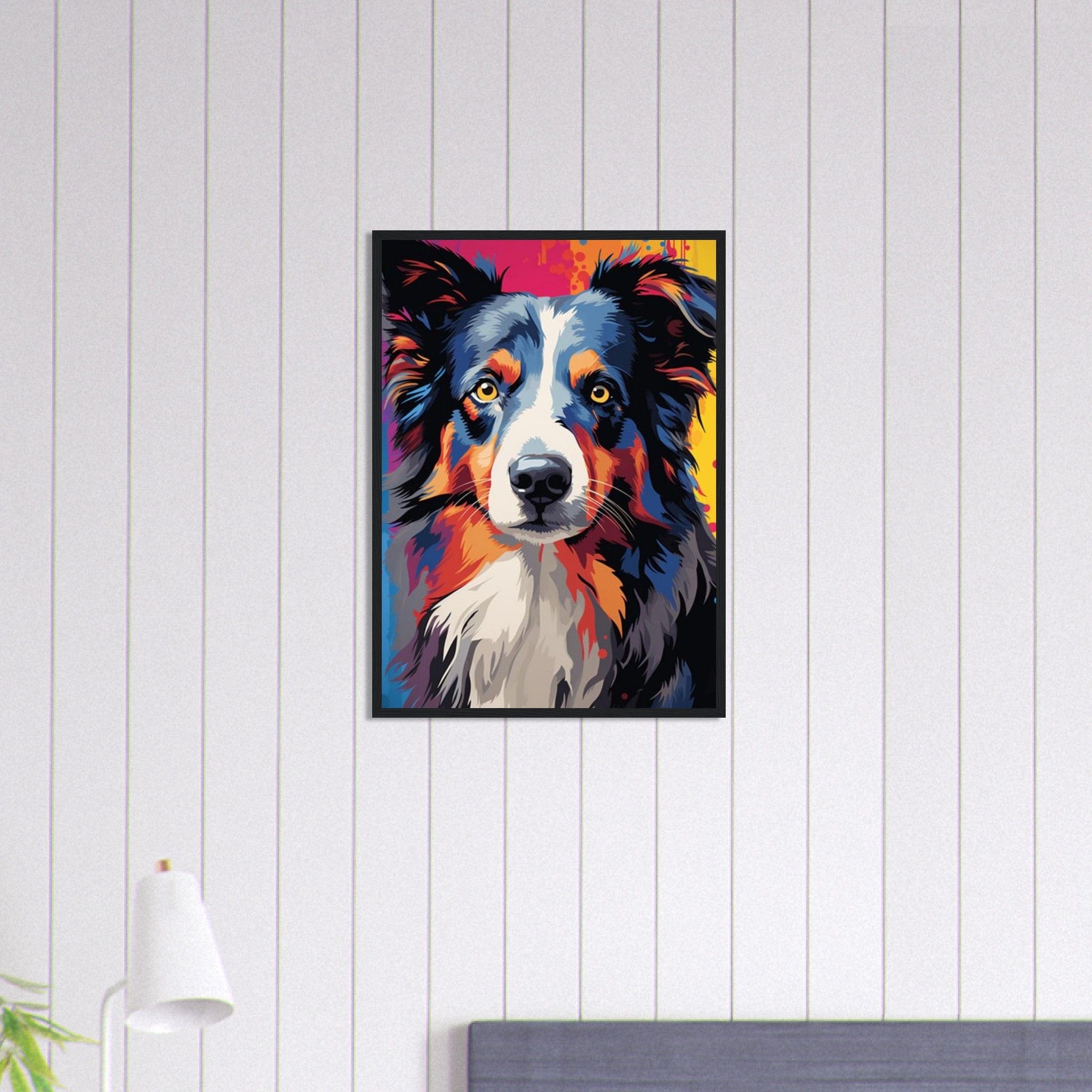 Canvanation Print Material 50x70 cm / 20x28″ Tableau Chien - Joie inconditionnelle