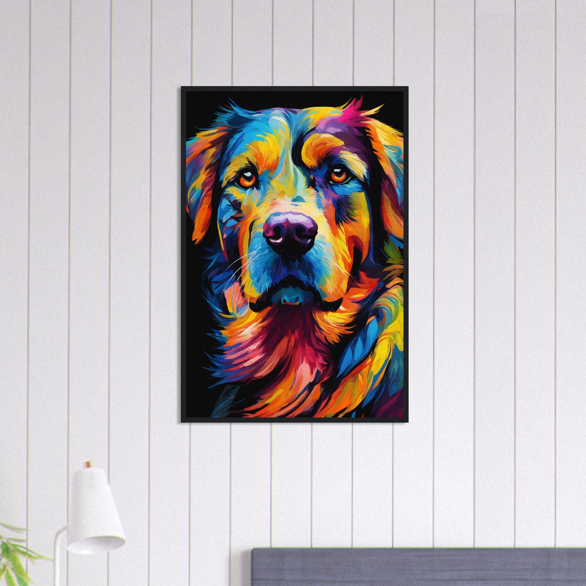 Canvanation Print Material 60x90 cm / 24x36″ Tableau Chien Joie Canine