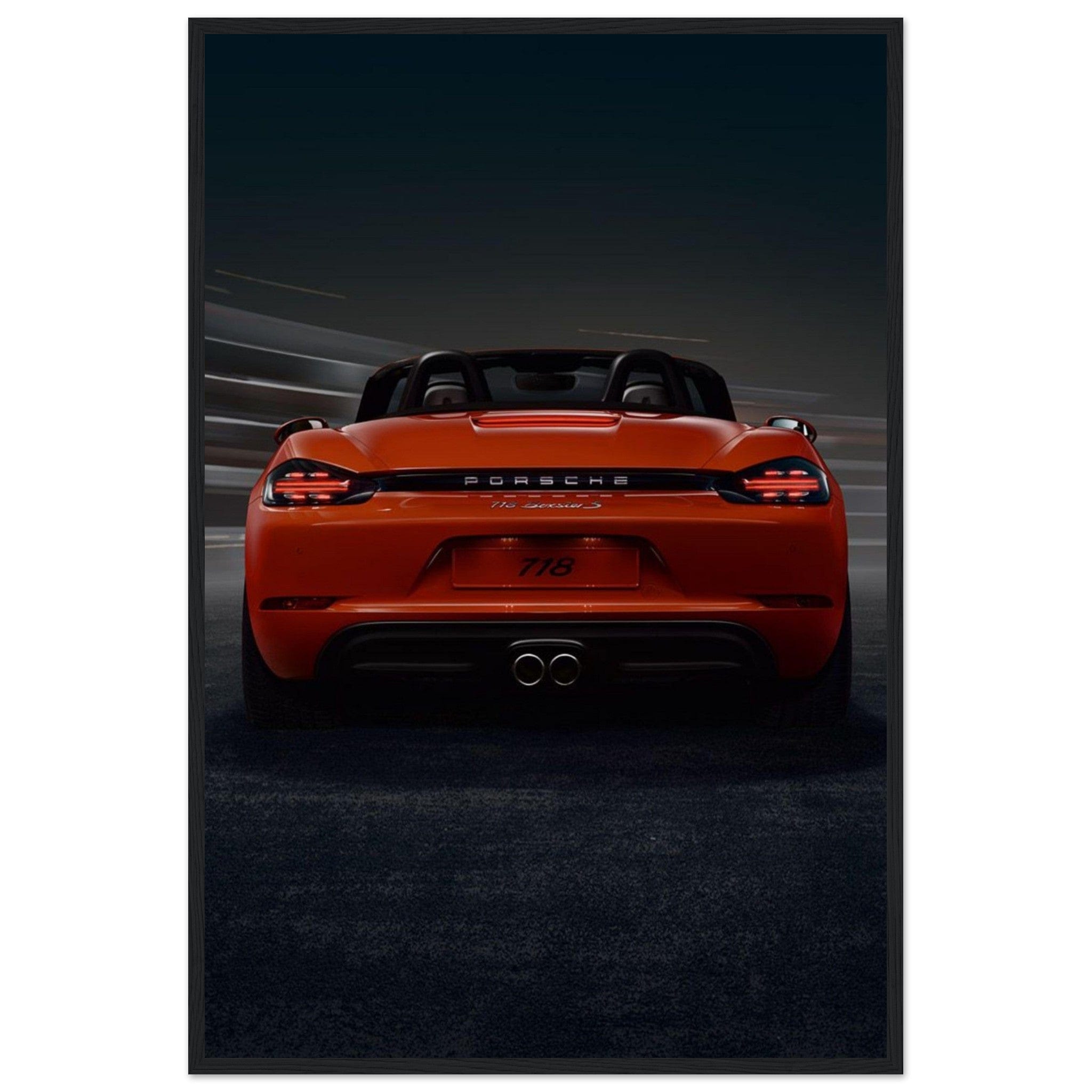 Gelato Print Material 60x90 cm / 24x36″ Tableau Porsche Orange