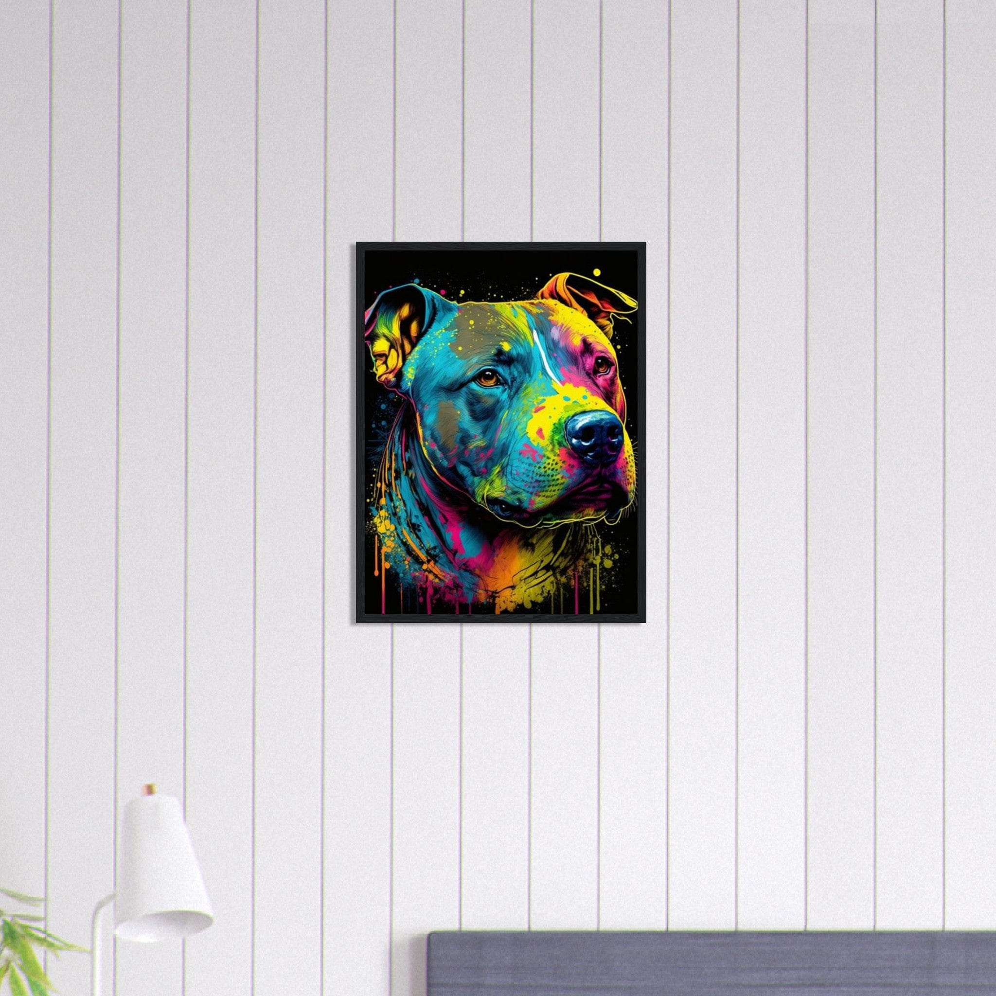 Canvanation Print Material 45x60 cm / 18x24″ Tableau Chien - Regard tendre