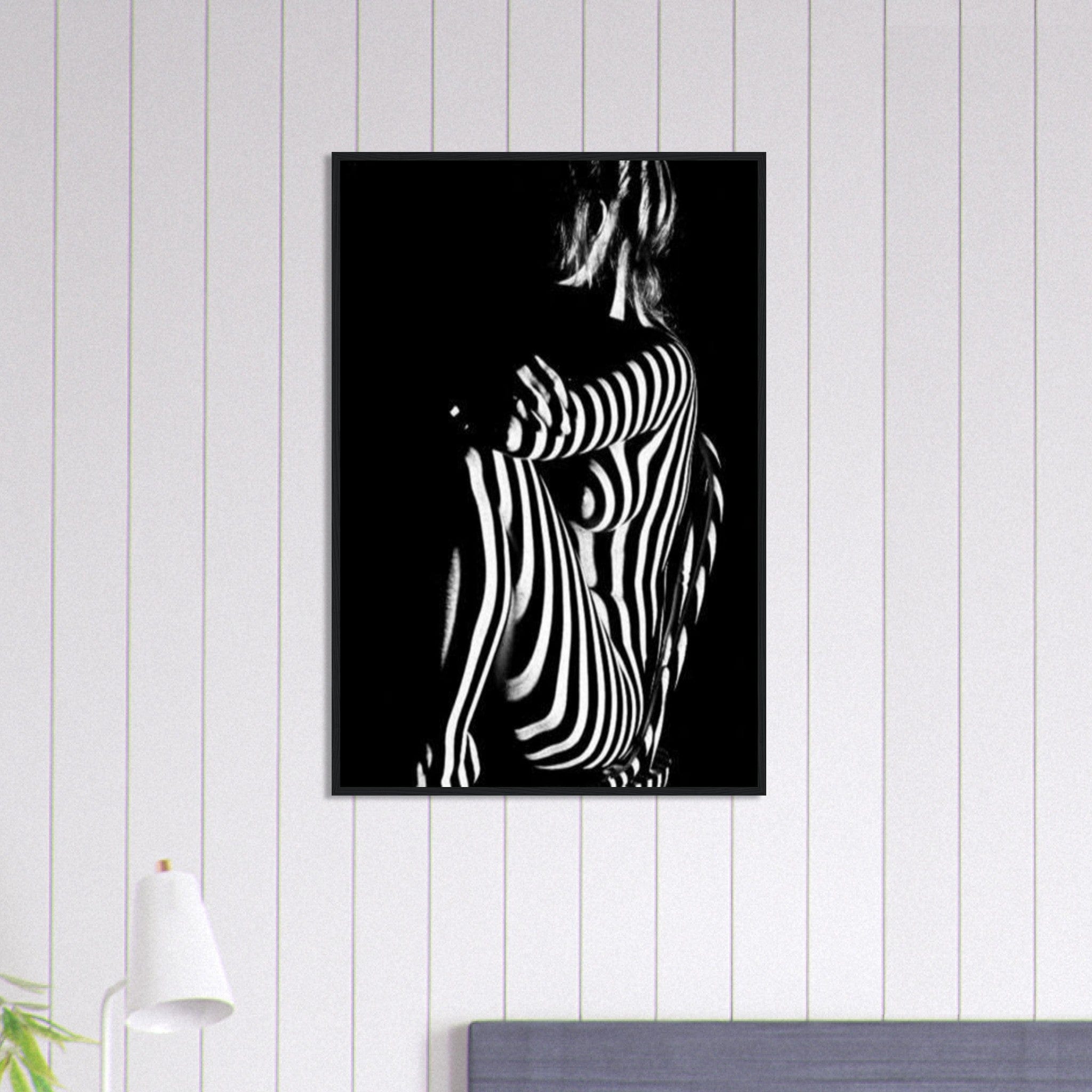 Canvanation Print Material 60x90 cm / 24x36″ Tableau Photo Noir Et Blanc-Femme-Sensuelle