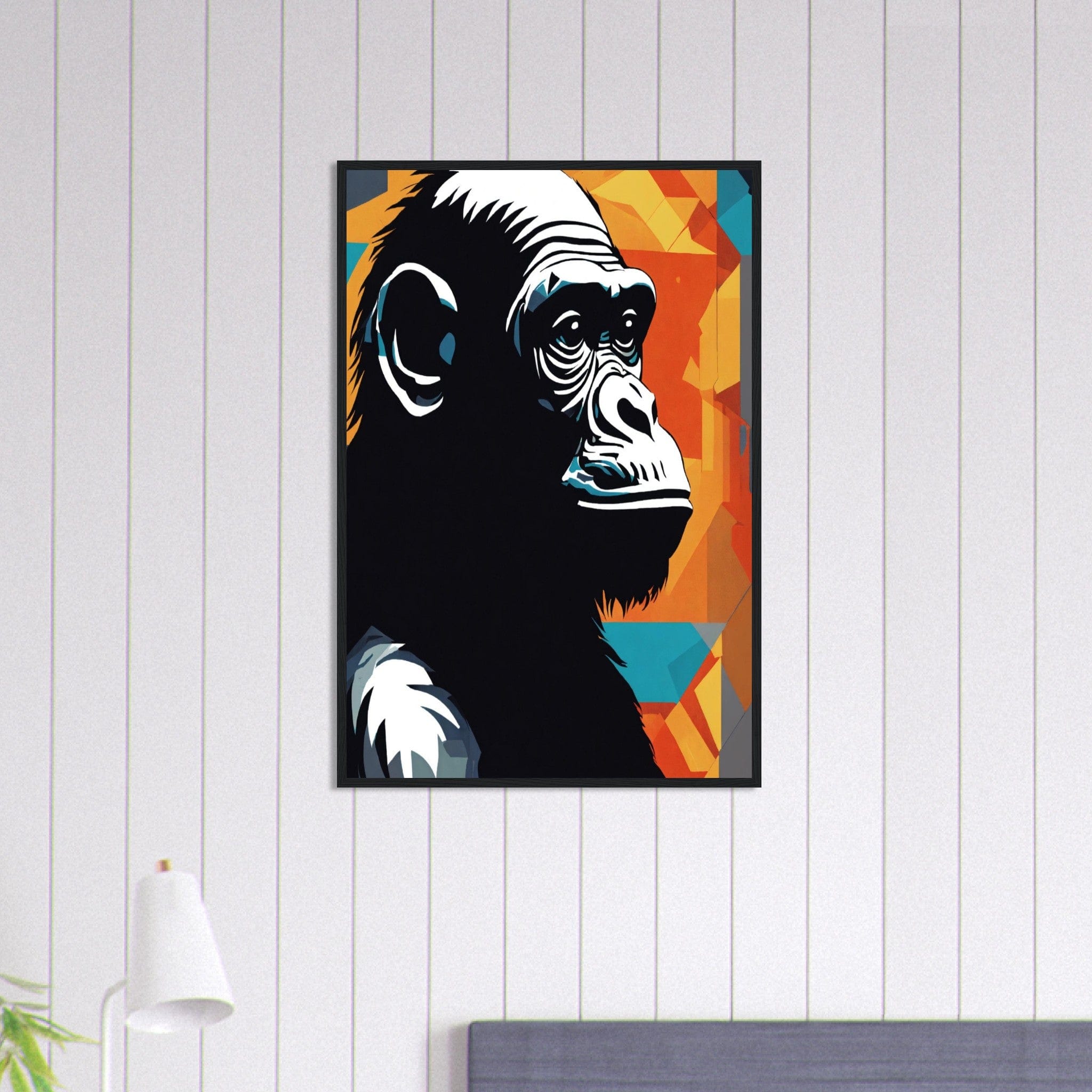 Canvanation Print Material 60x90 cm / 24x36″ Tableau Singe Le Roi de la Jungle