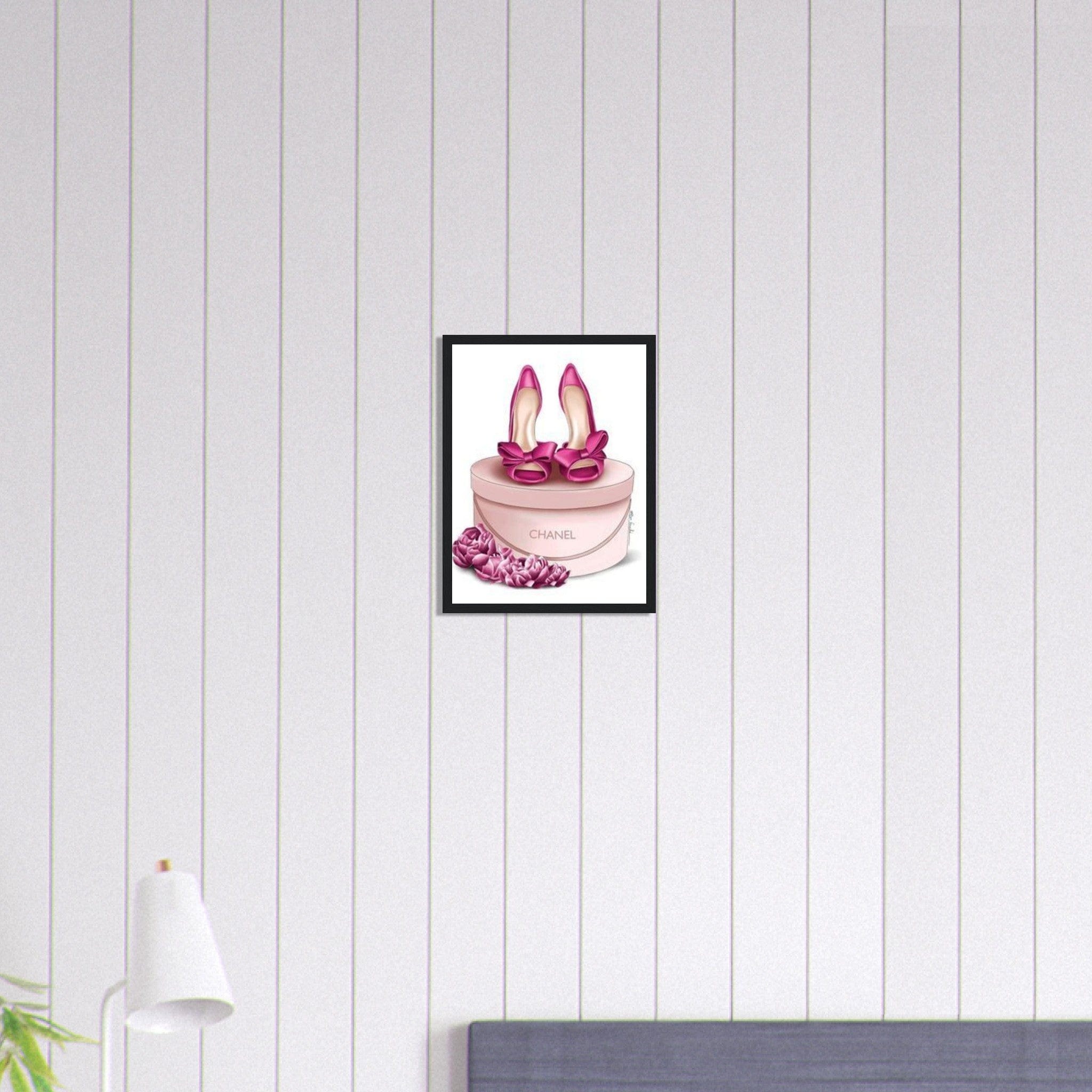 Canvanation Print Material 30x40 cm / 12x16″ Tableau Pop Art Luxe Chanel Boite Chaussure