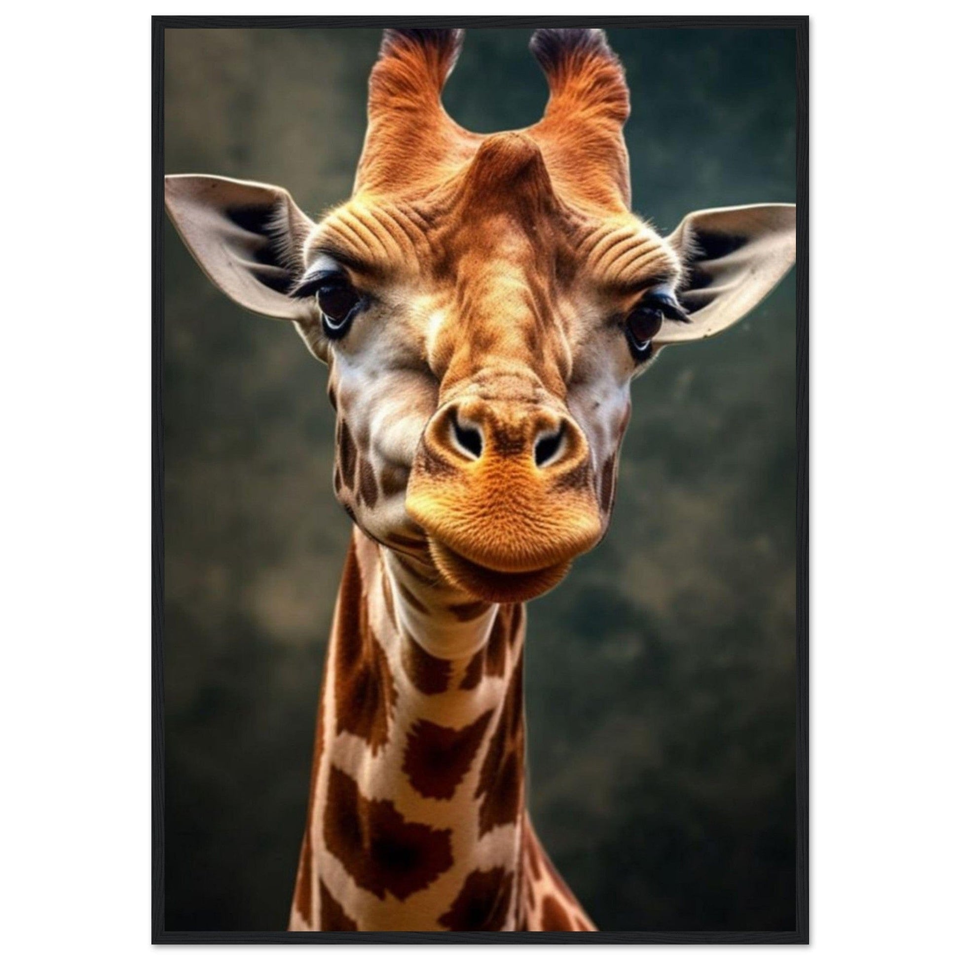 Tableau Peinture Girafe - Canvanation