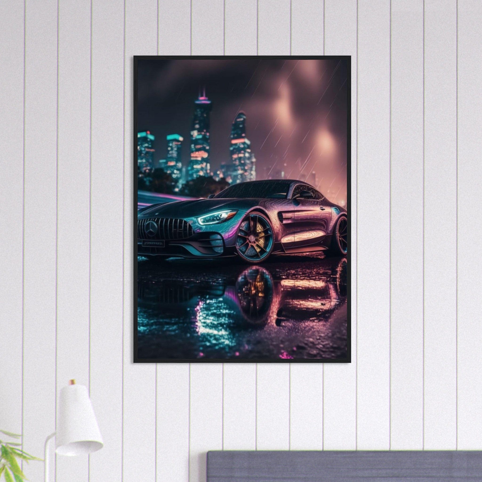 Canvanation Print Material 70x100 cm / 28x40″ Tableau Voiture Mercedes Amg Gt