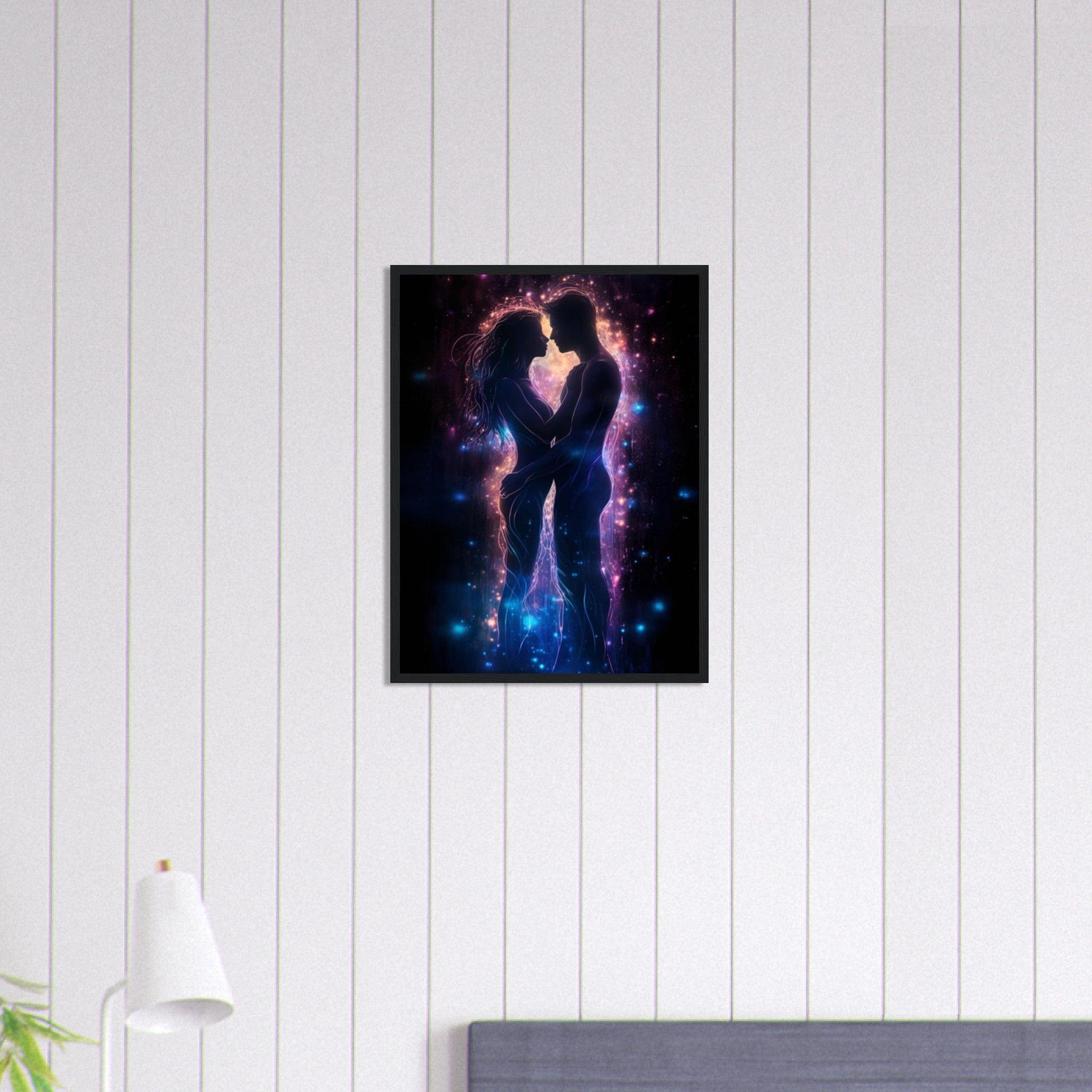 Canvanation Print Material 45x60 cm / 18x24″ Tableau Couple Amour Fusionnel