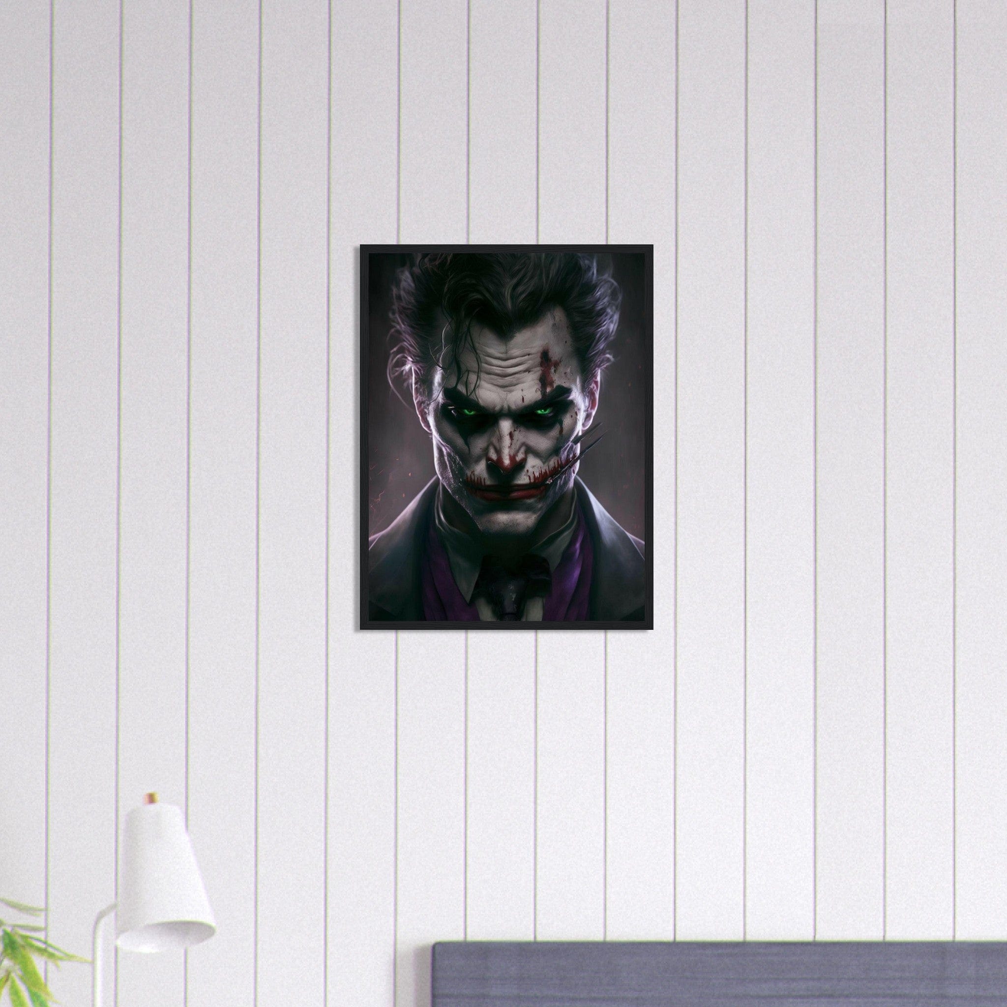 Tableau Joker Noir Et Blanc Canvanation