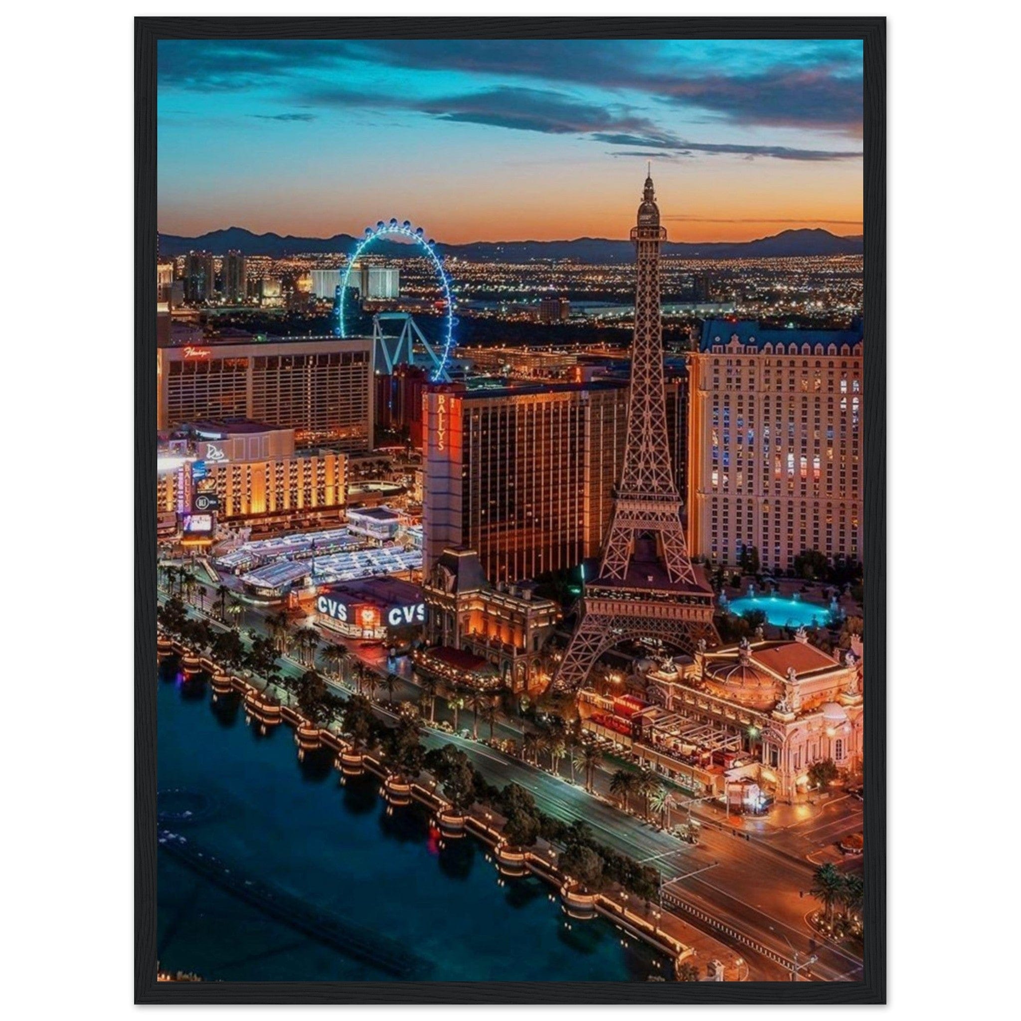 Gelato Print Material 45x60 cm / 18x24″ Tableau Ville Las Vegas