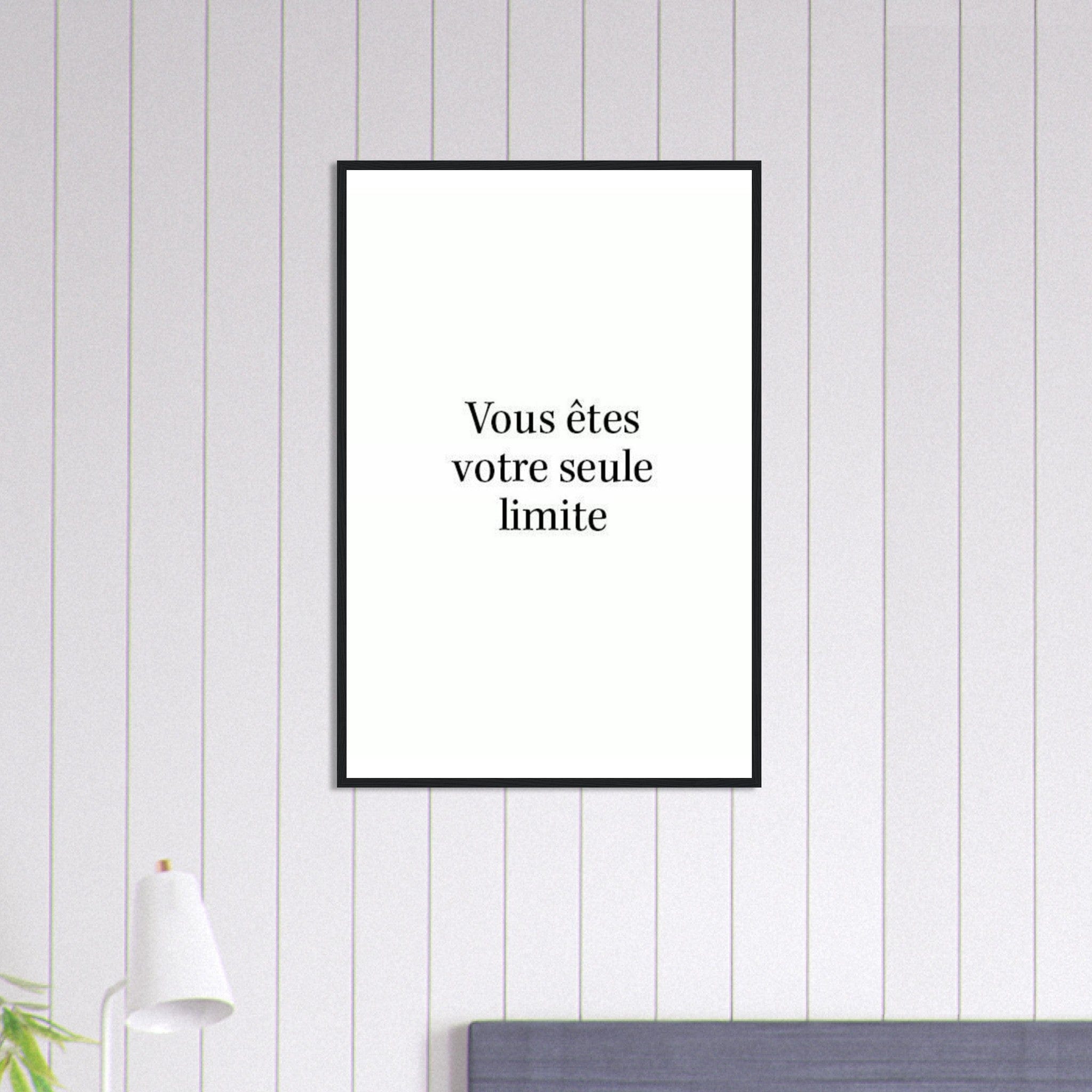 Canvanation Print Material 60x90 cm / 24x36″ Tableau Citation Minimaliste