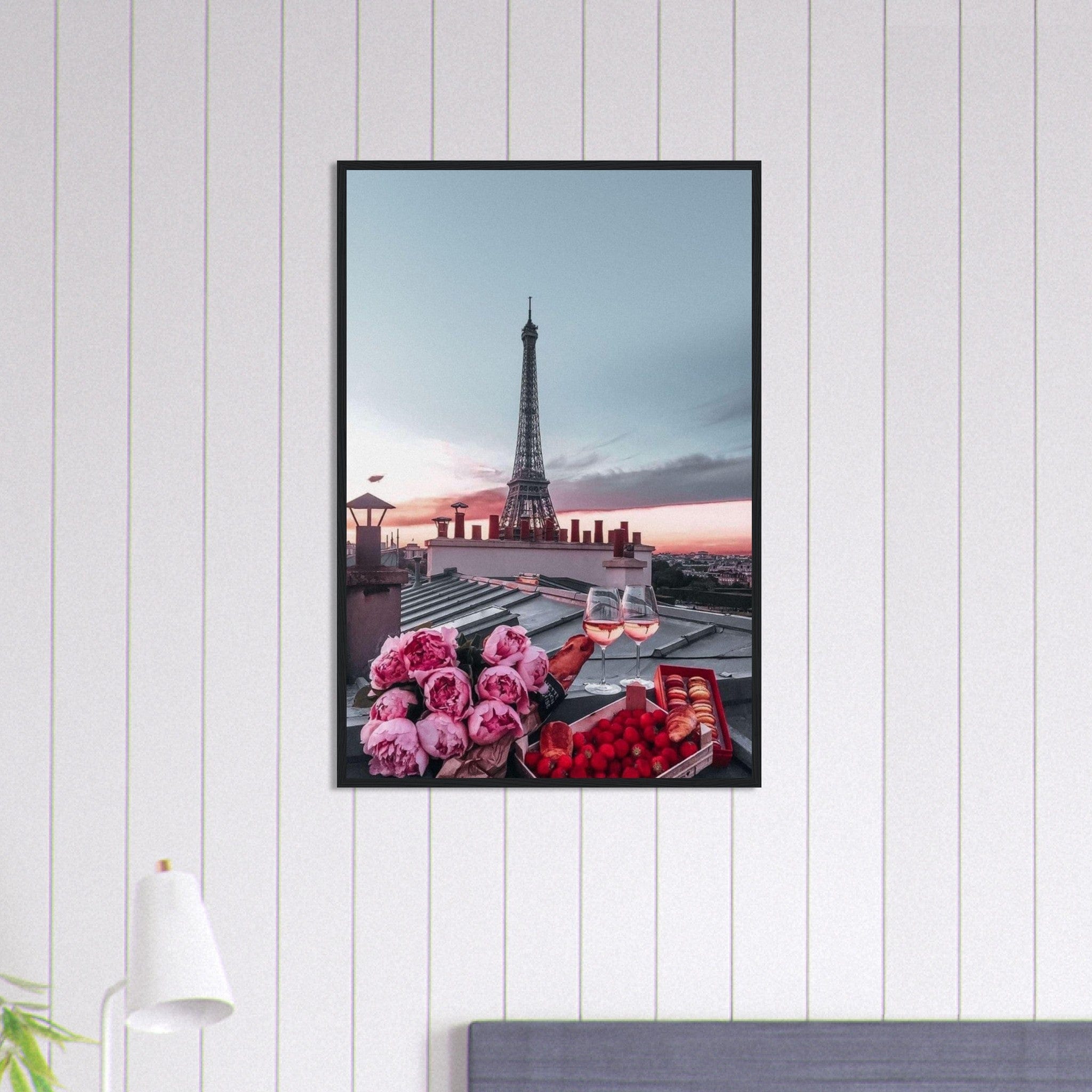 Tableau Paris Toit De Paris Amoureux Canvanation