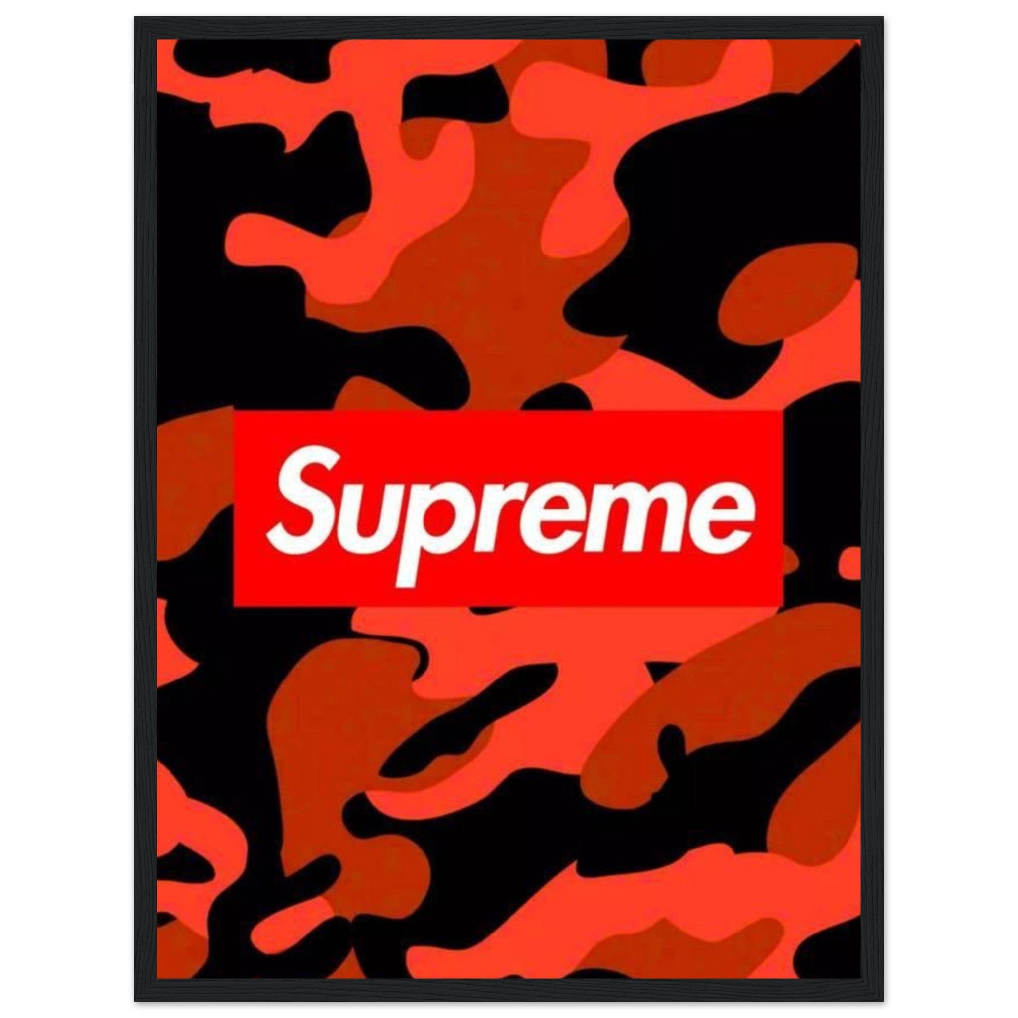 Canvanation Print Material Tableau Marque De Luxe Supreme Rouge