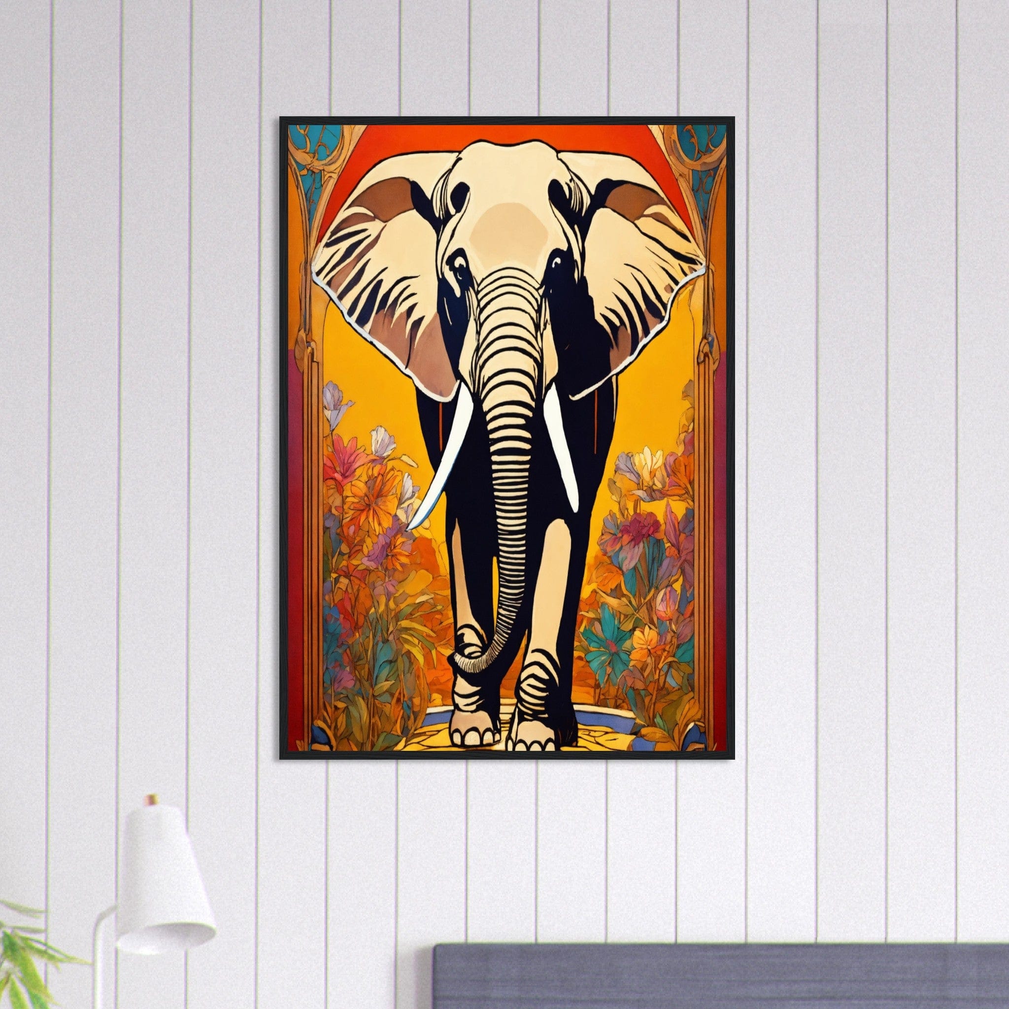 Canvanation Print Material 70x100 cm / 28x40″ Tableau Elephant Souvenirs d'Ébène