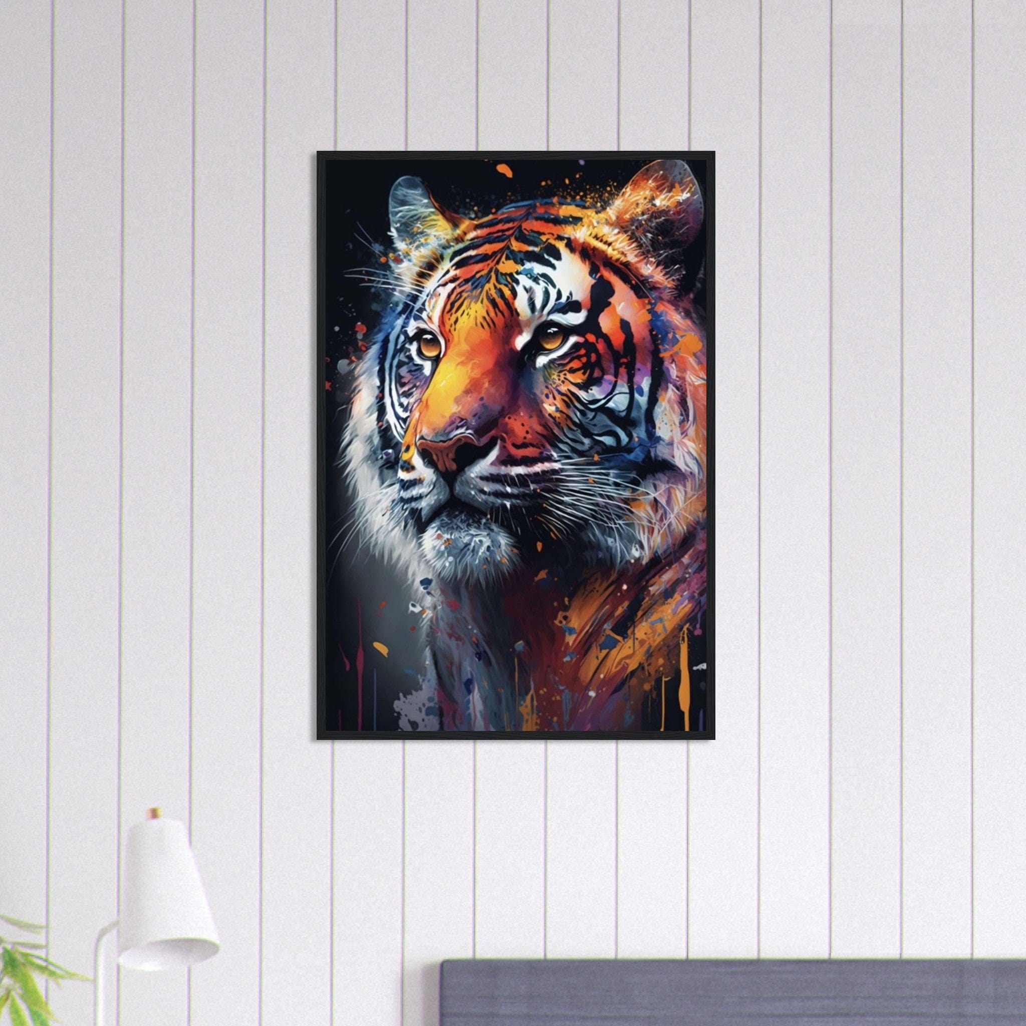 Canvanation Print Material 60x90 cm / 24x36″ Tableau Tigre Face