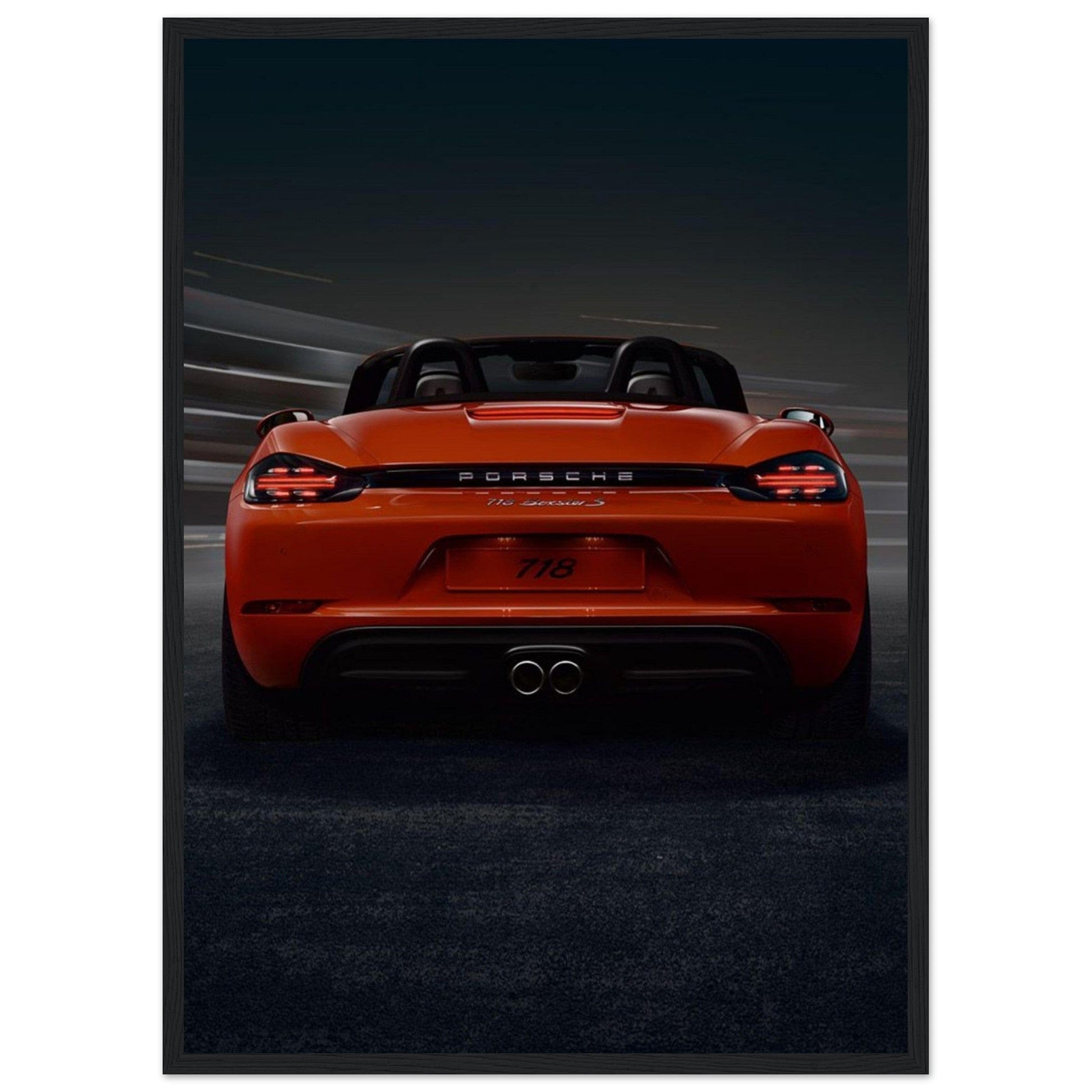 Tableau Porsche Orange - Canvanation