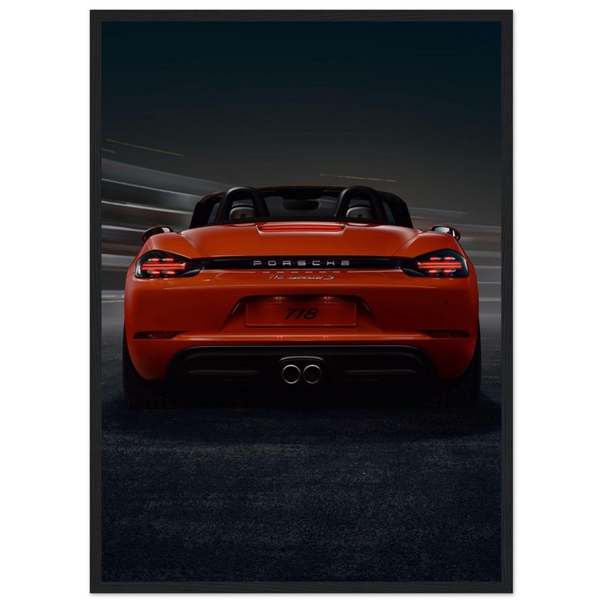 Tableau Porsche Orange - Canvanation