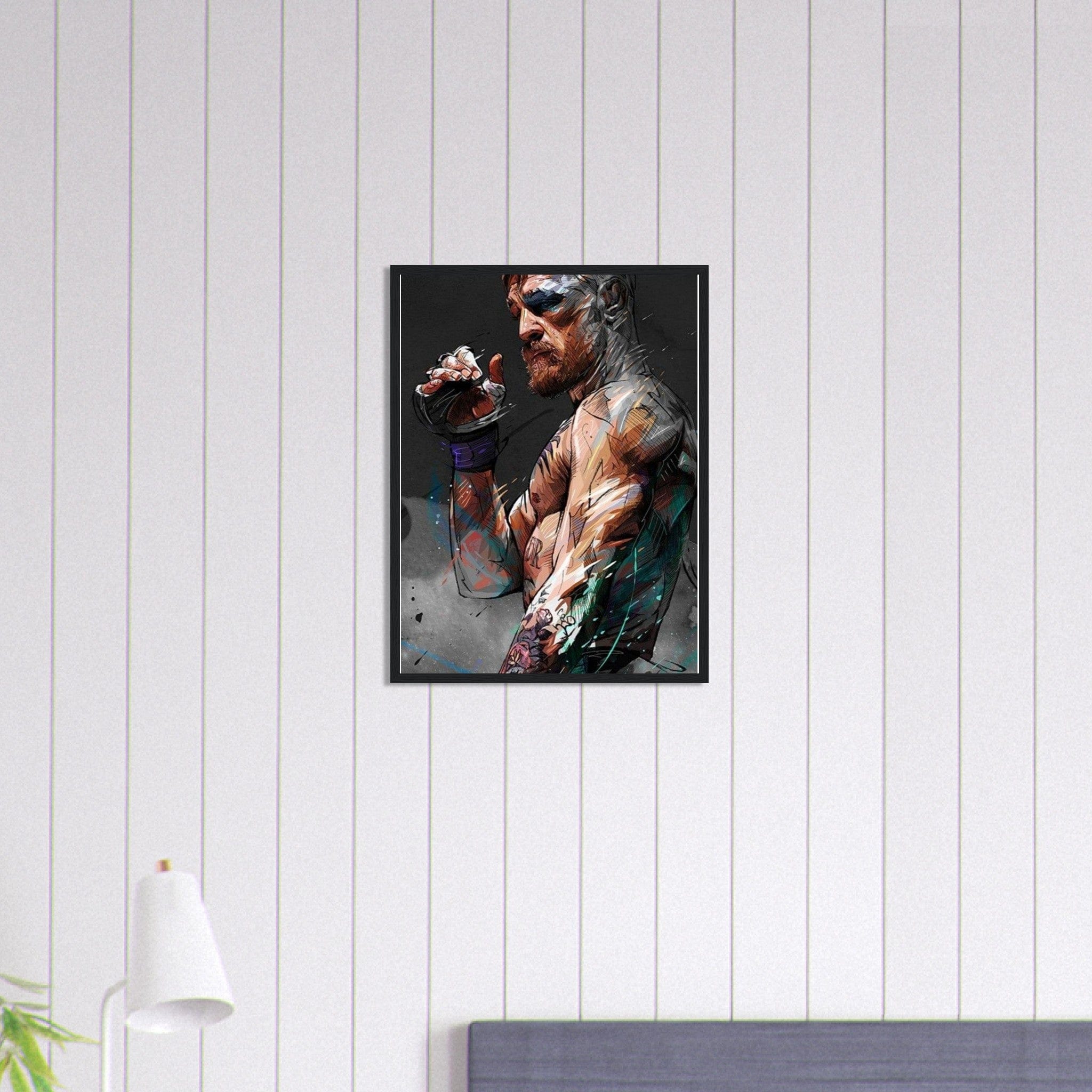 Canvanation Print Material 45x60 cm / 18x24″ Tableau Boxeur Mma