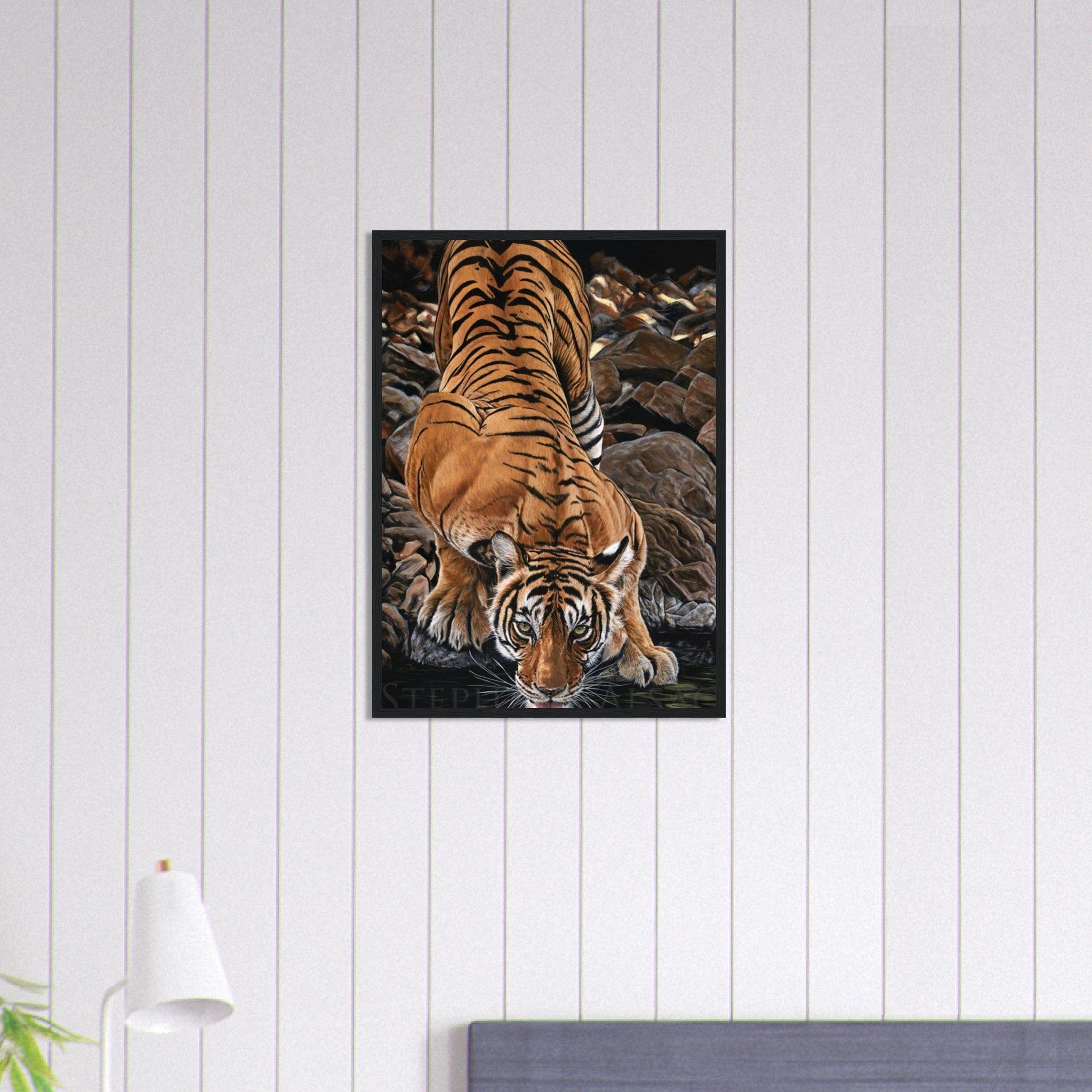 Canvanation Print Material 50x70 cm / 20x28″ Tableau Tigre Jungle