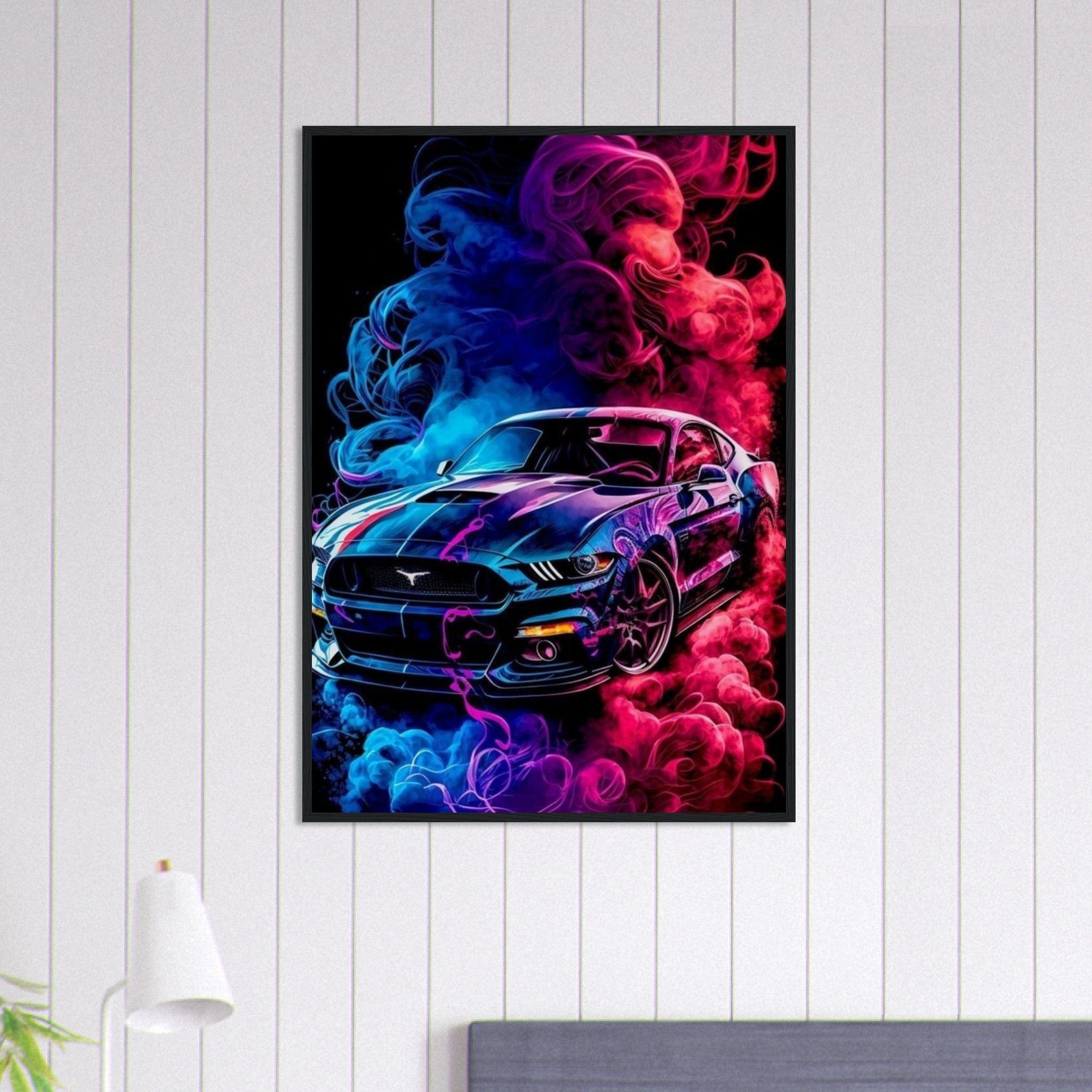 Canvanation Print Material 70x100 cm / 28x40″ Tableau Voiture Mustang Shelby