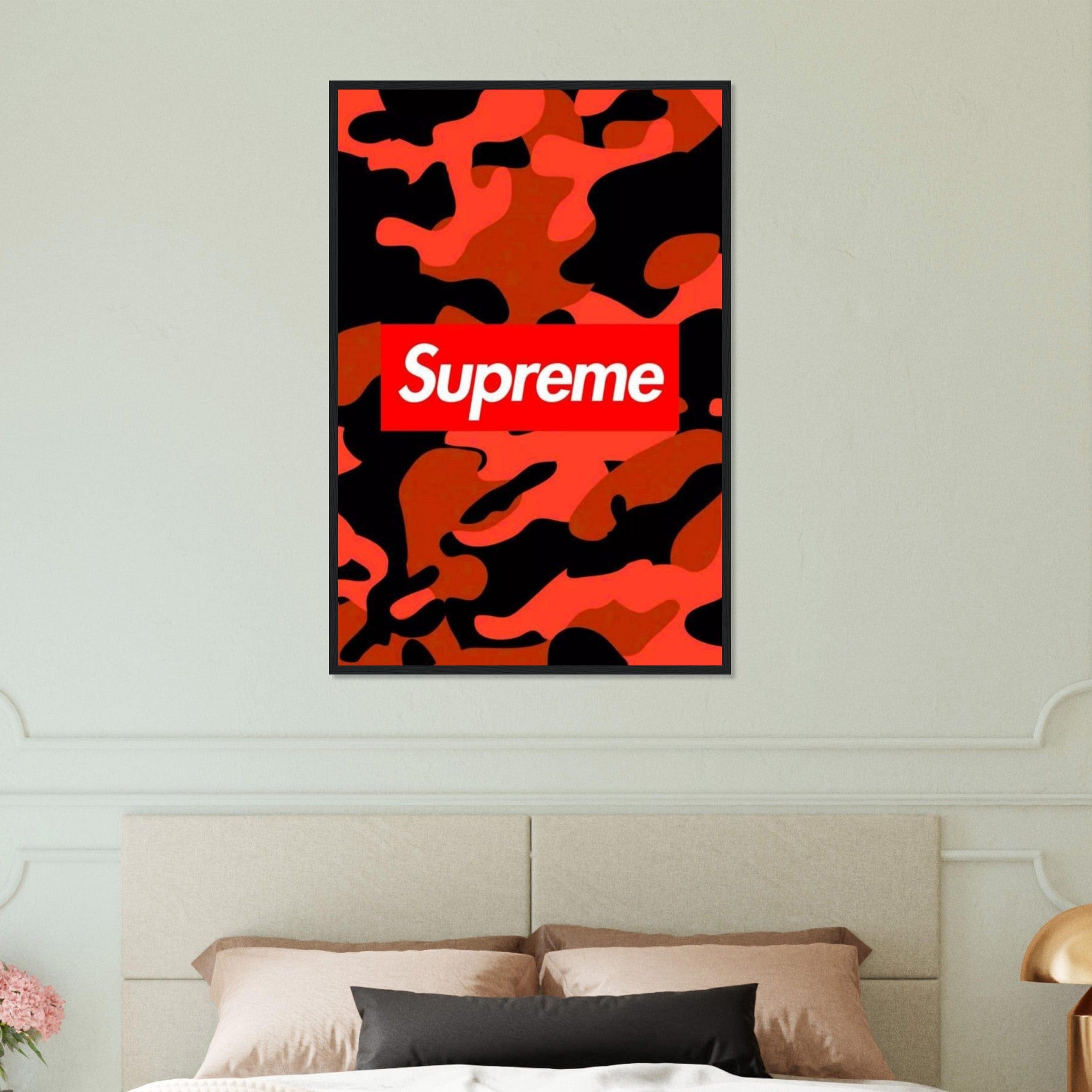 Canvanation Print Material 60x90 cm / 24x36″ Tableau Marque De Luxe Supreme Rouge