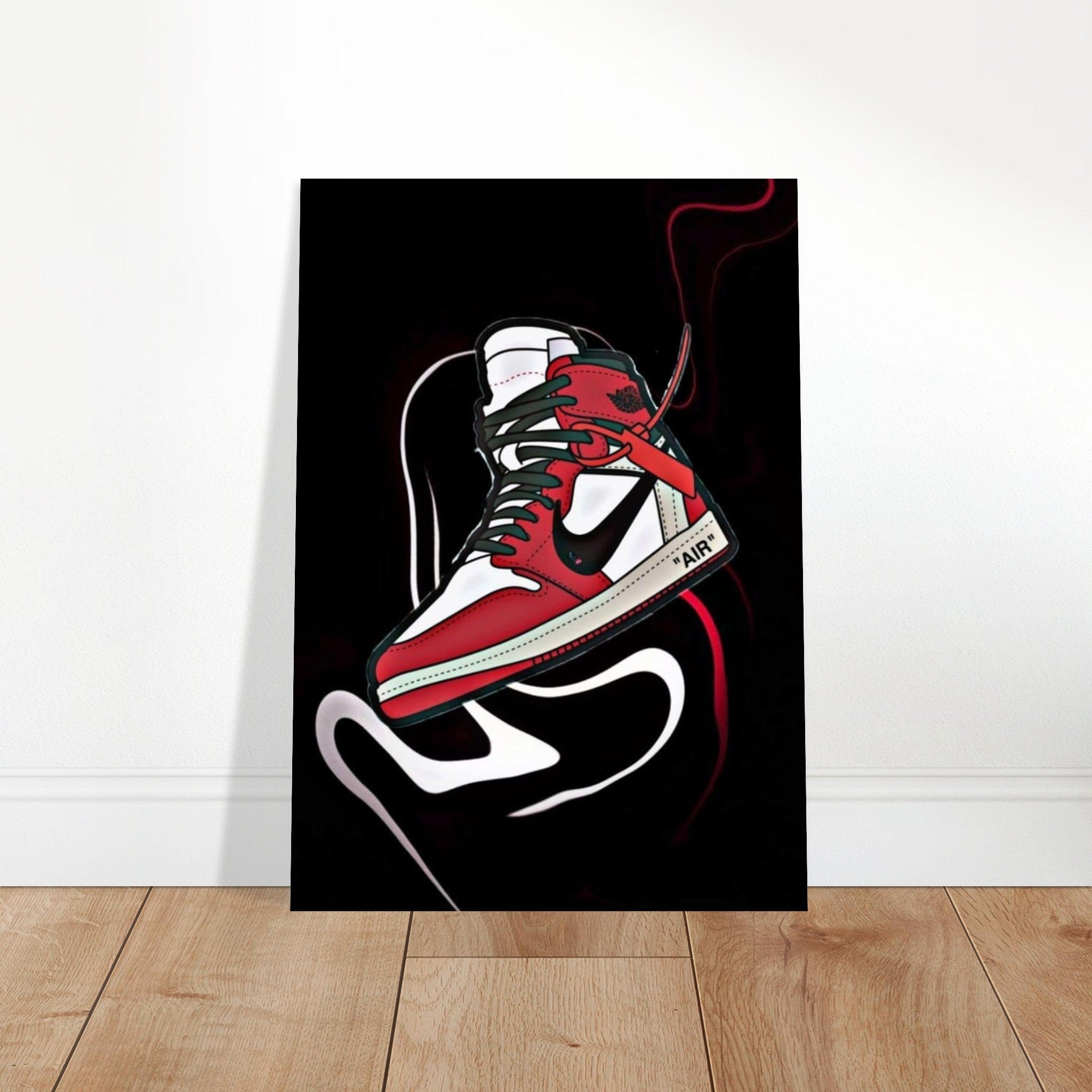 Tableau Sneaker Air Jordan Rouge