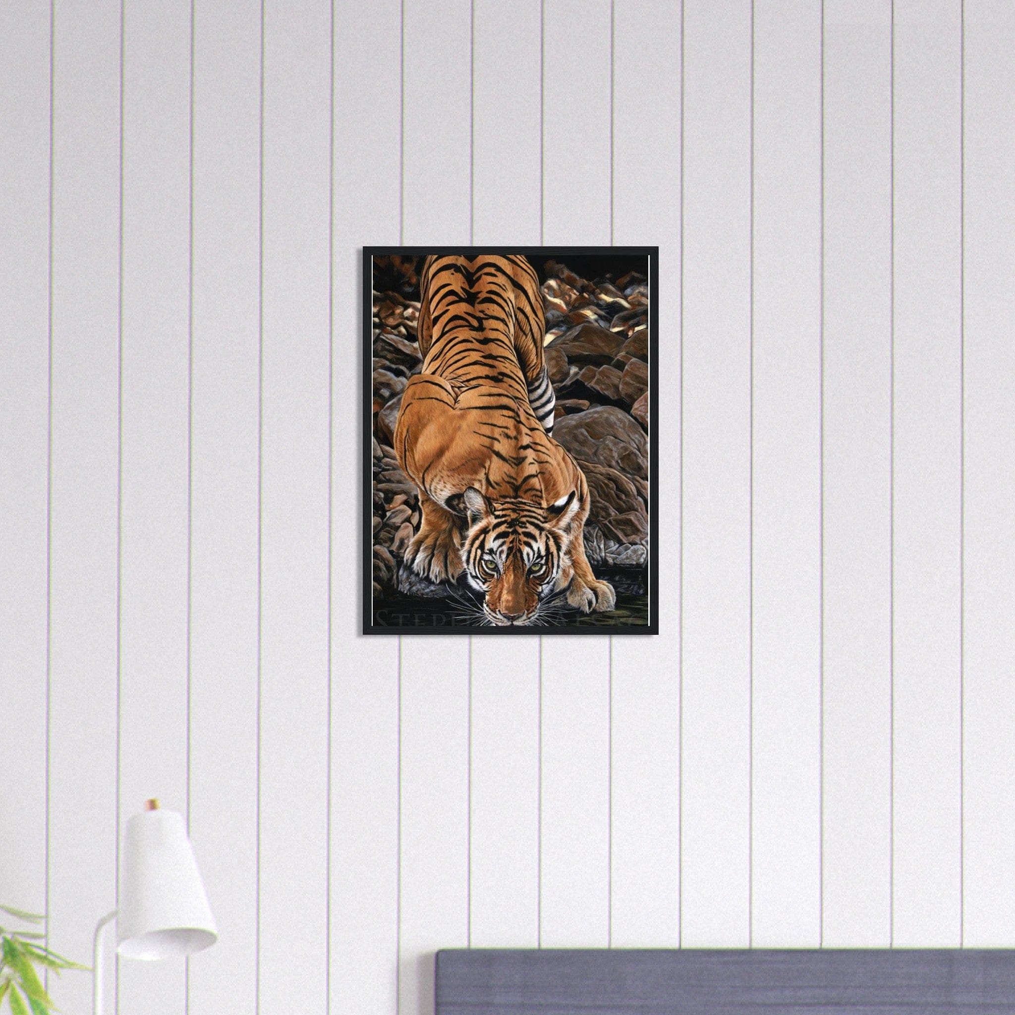 Canvanation Print Material 45x60 cm / 18x24″ Tableau Tigre Jungle