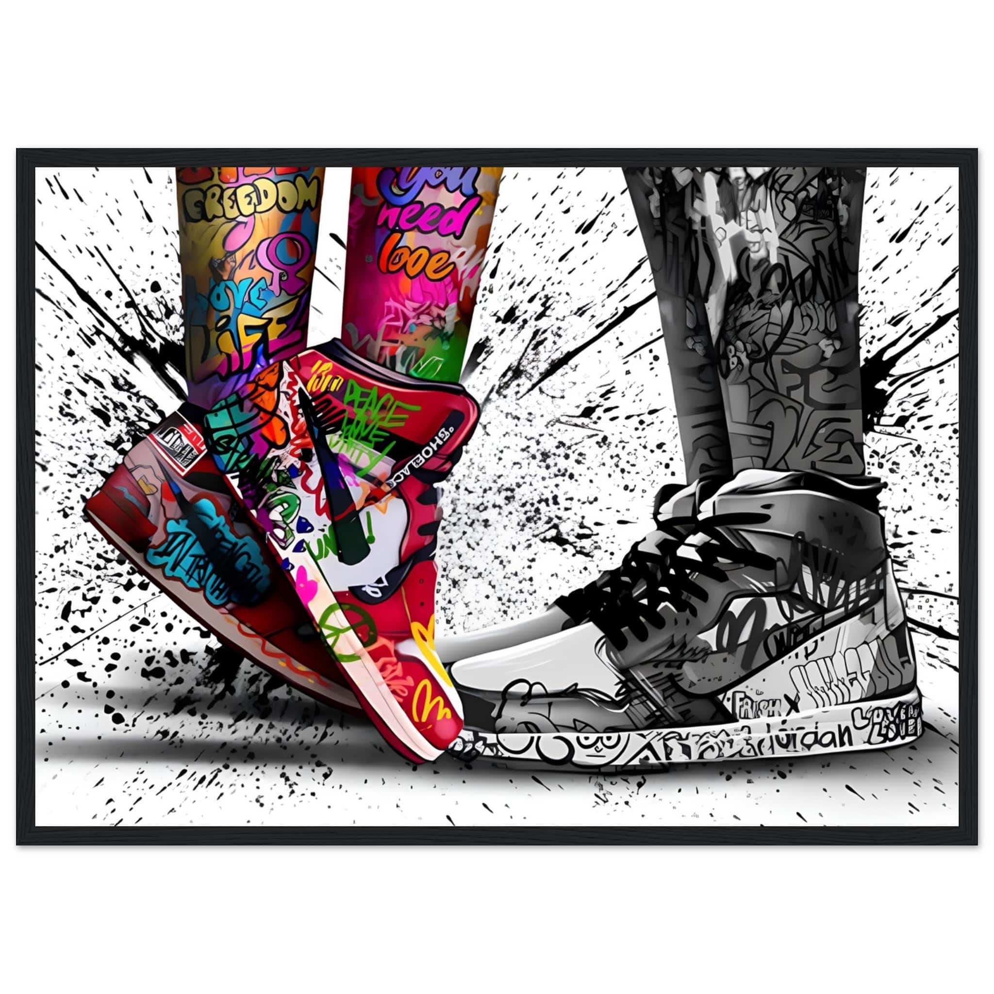 Canvanation Print Material 50x70 cm / 20x28″ Tableau De Luxe Air Jordan