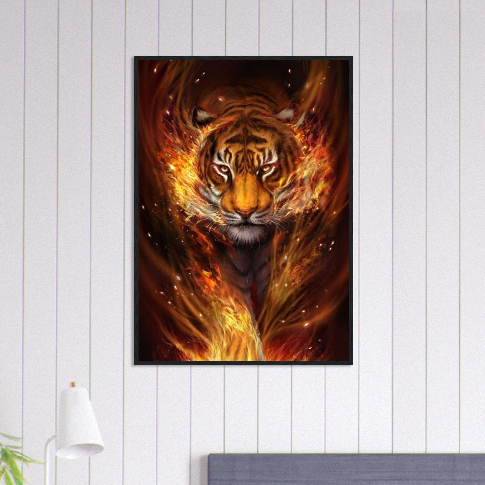 Tableau Tigre de Feu Canvanation