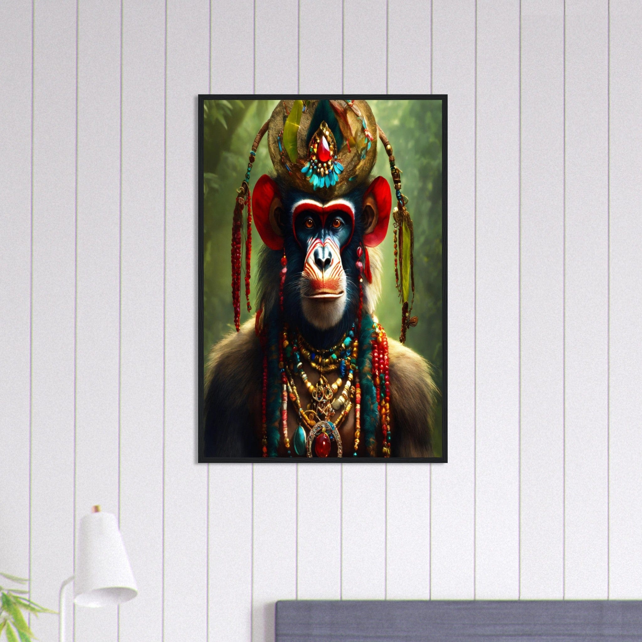 Canvanation Print Material 60x90 cm / 24x36″ Tableau Singe Le Singe Contemplatif