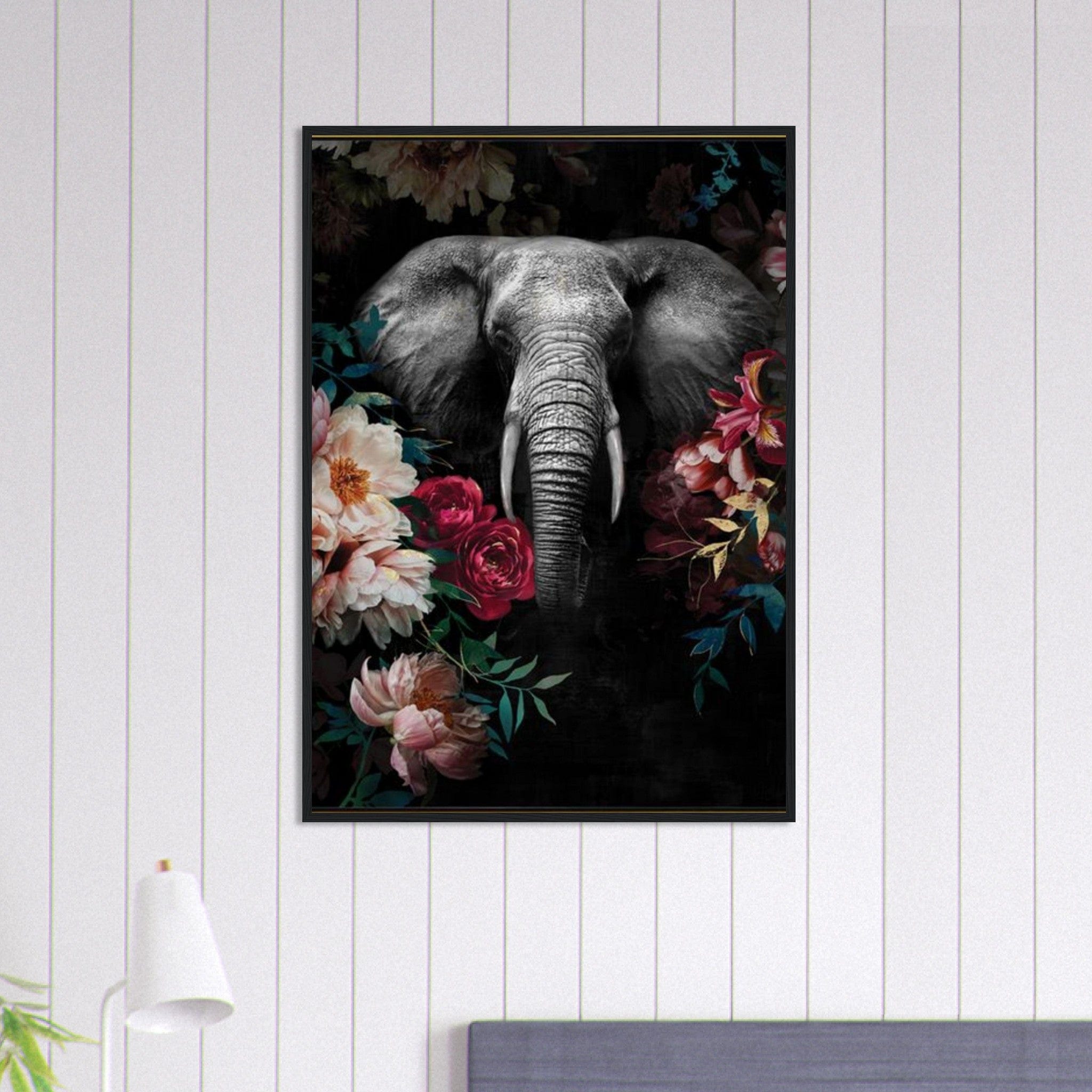 Canvanation Print Material 70x100 cm / 28x40″ Tableau Elephant Légendes Vivantes