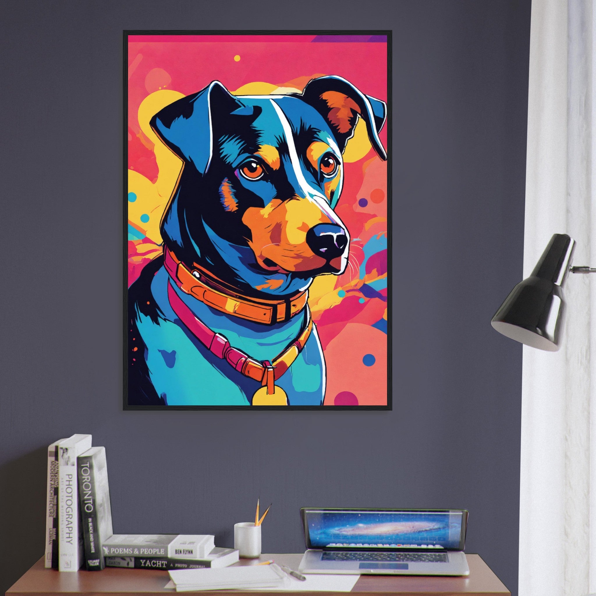 Canvanation Print Material Tableau Chien Complice Du Jour