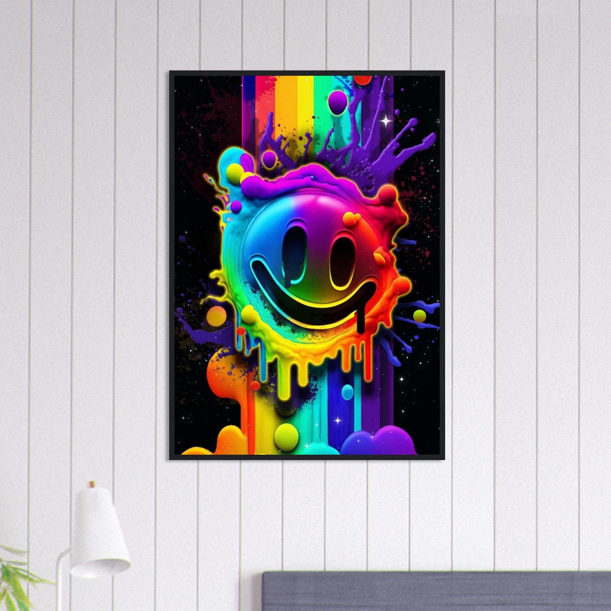 Tableau Street Art Emoji Couleur