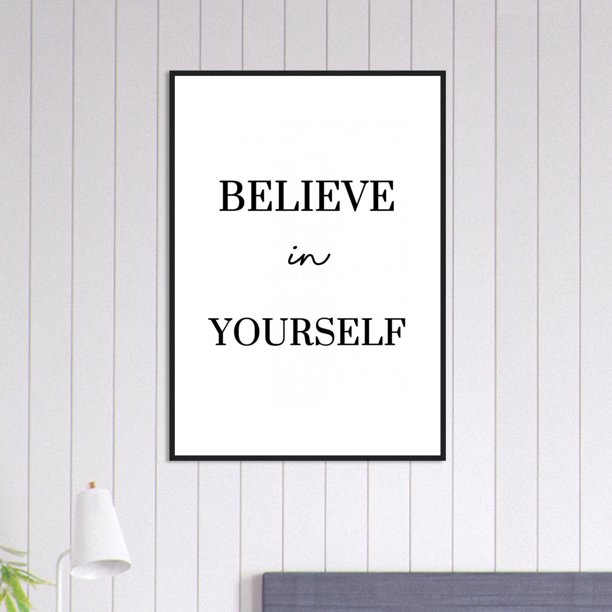 Canvanation Print Material 70x100 cm / 28x40″ Tableau Citation Motivation Crois En Toi