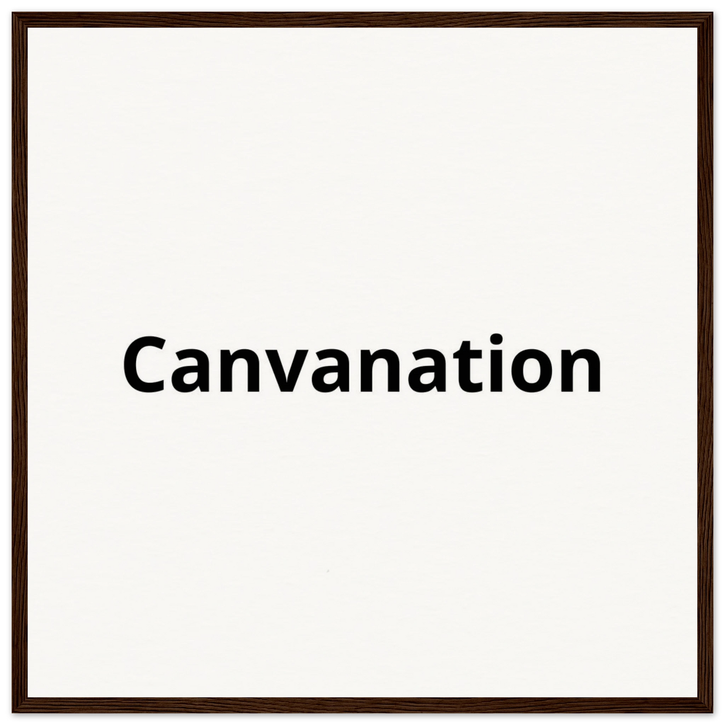 Canvanation Print Material 50x50 cm / 20x20″ / Cadre en bois foncé Tableau Personnalisé